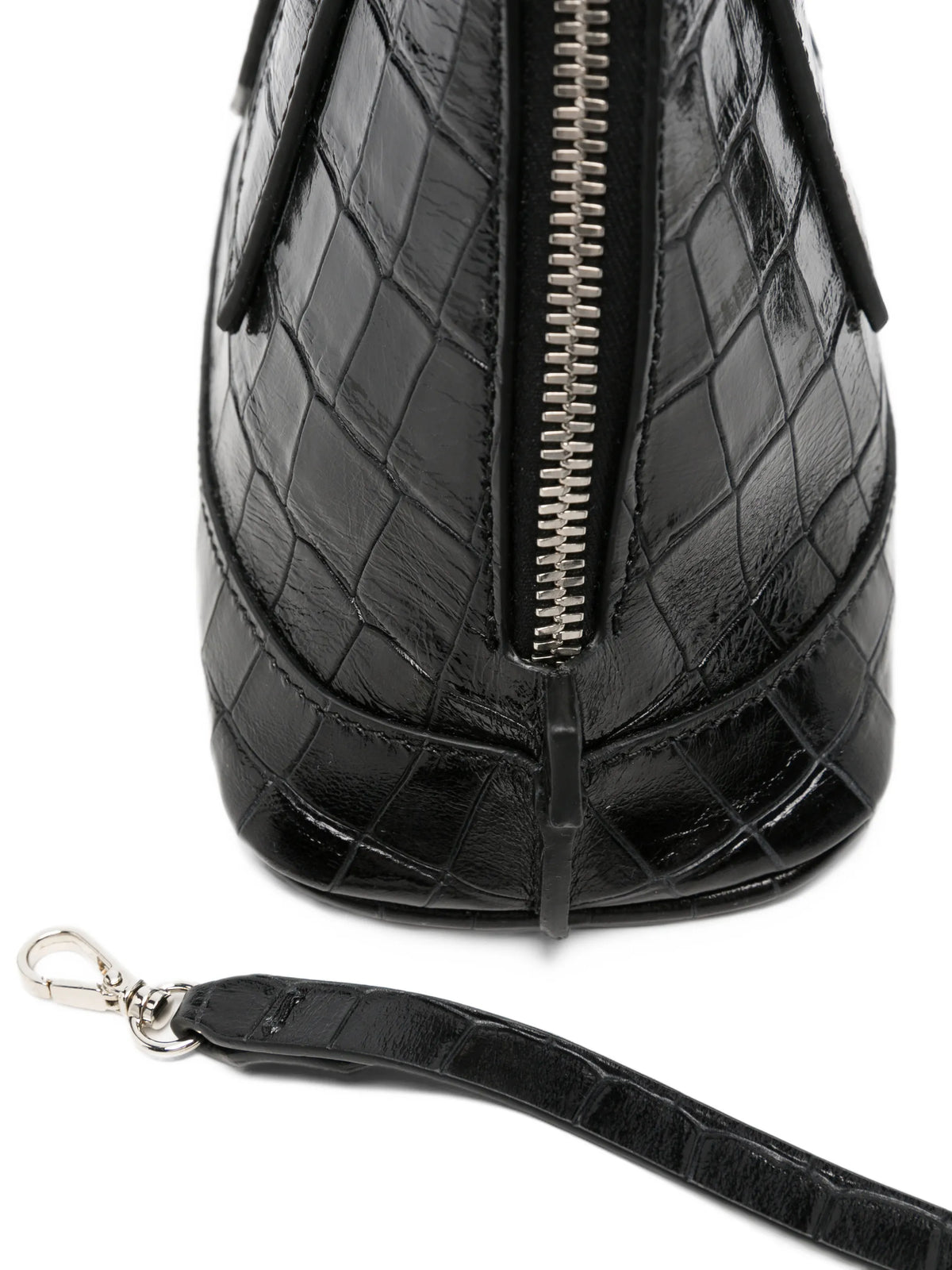 mini Sant Ambroeus croc-effect tote bag
