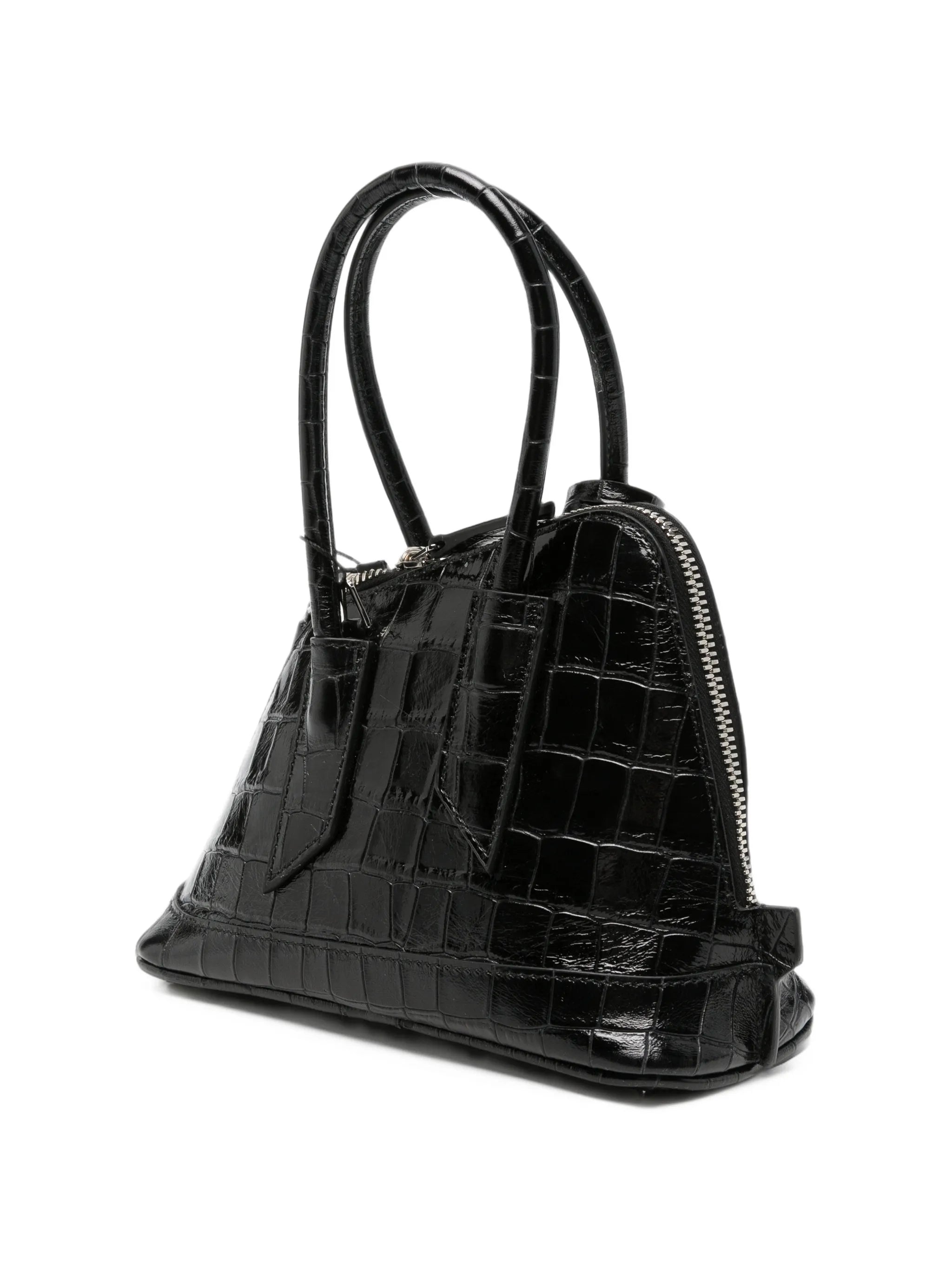 mini Sant Ambroeus croc-effect tote bag