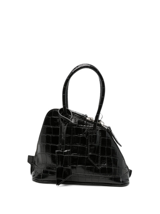 mini Sant Ambroeus croc-effect tote bag