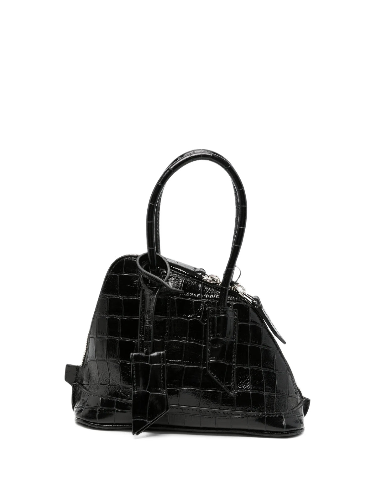 mini Sant Ambroeus croc-effect tote bag