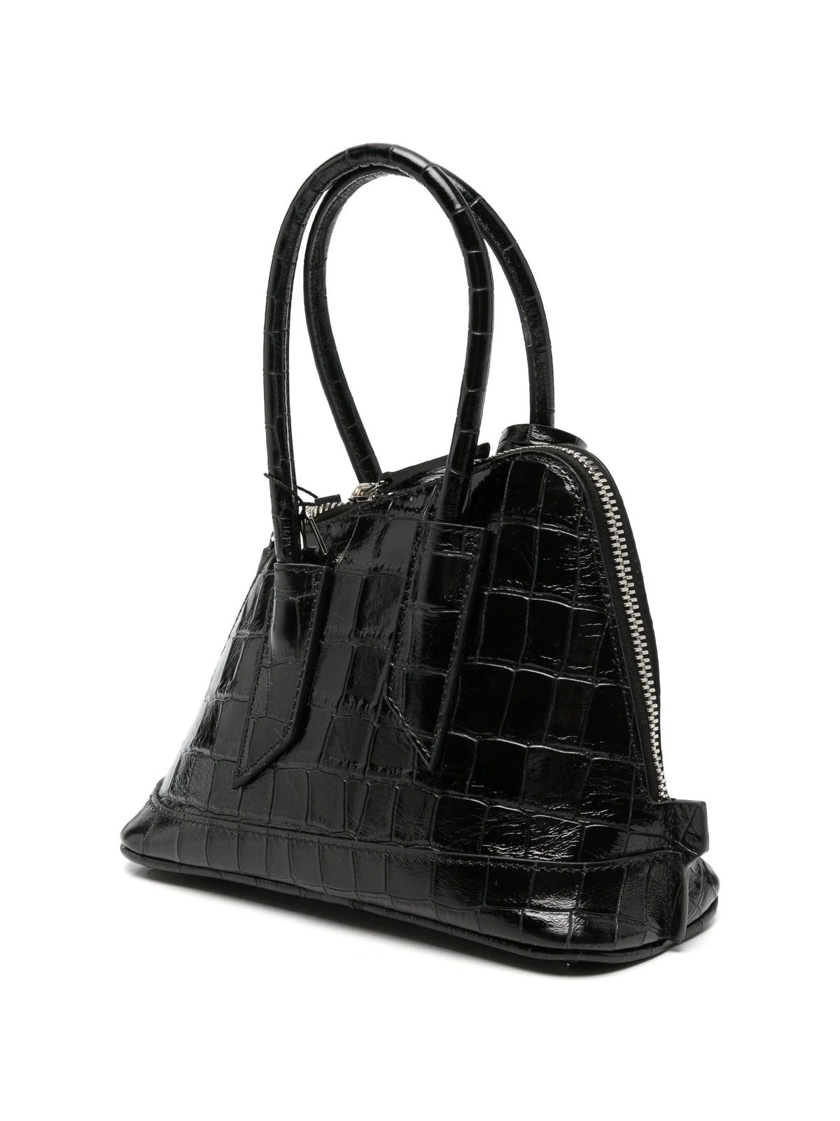 mini Sant Ambroeus croc-effect tote bag