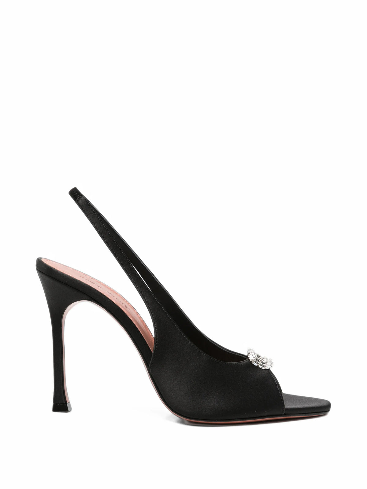 mini Camelia sling 105 black satin