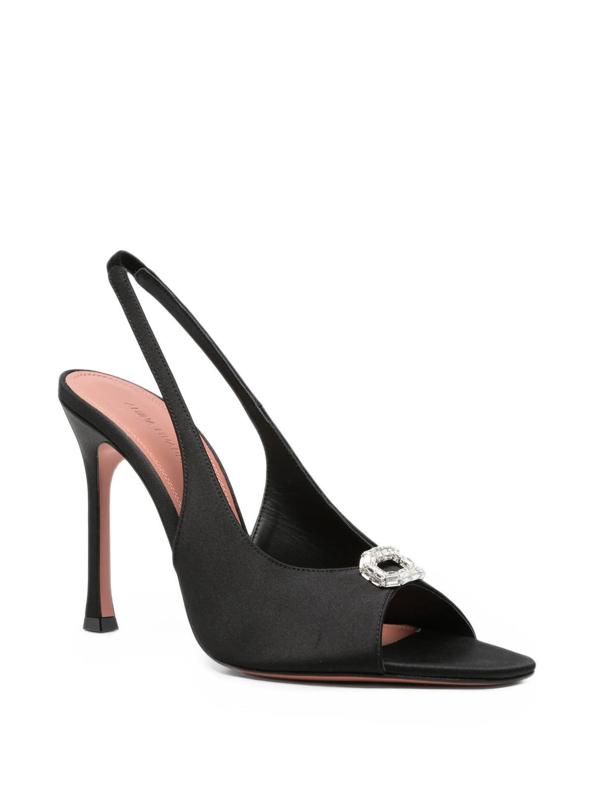 mini Camelia sling 105 black satin