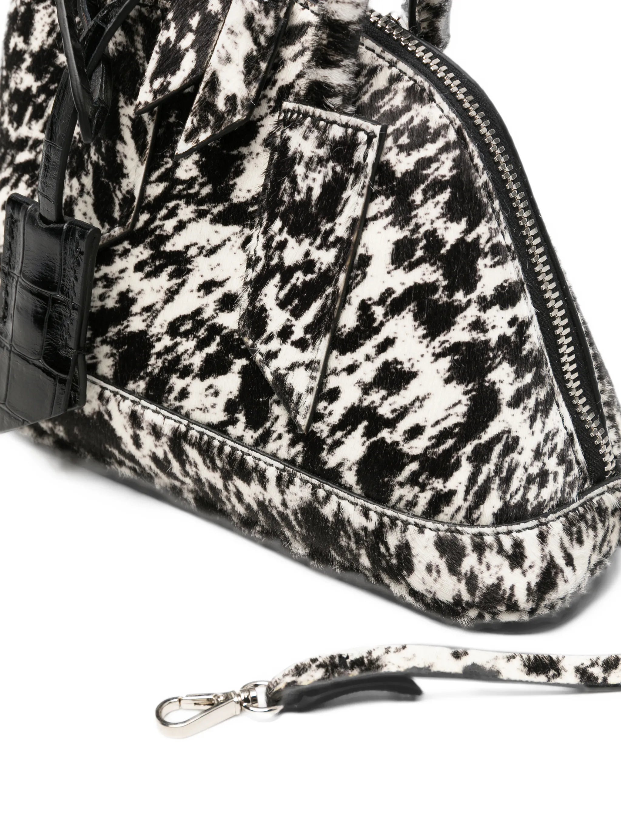 mini Sant Ambroeus animal-print tote bag