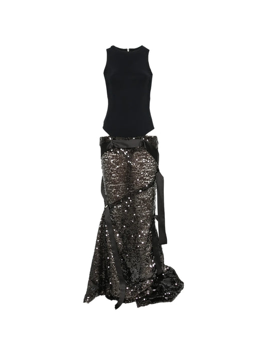 Superattico sequin-embellished maxi dress