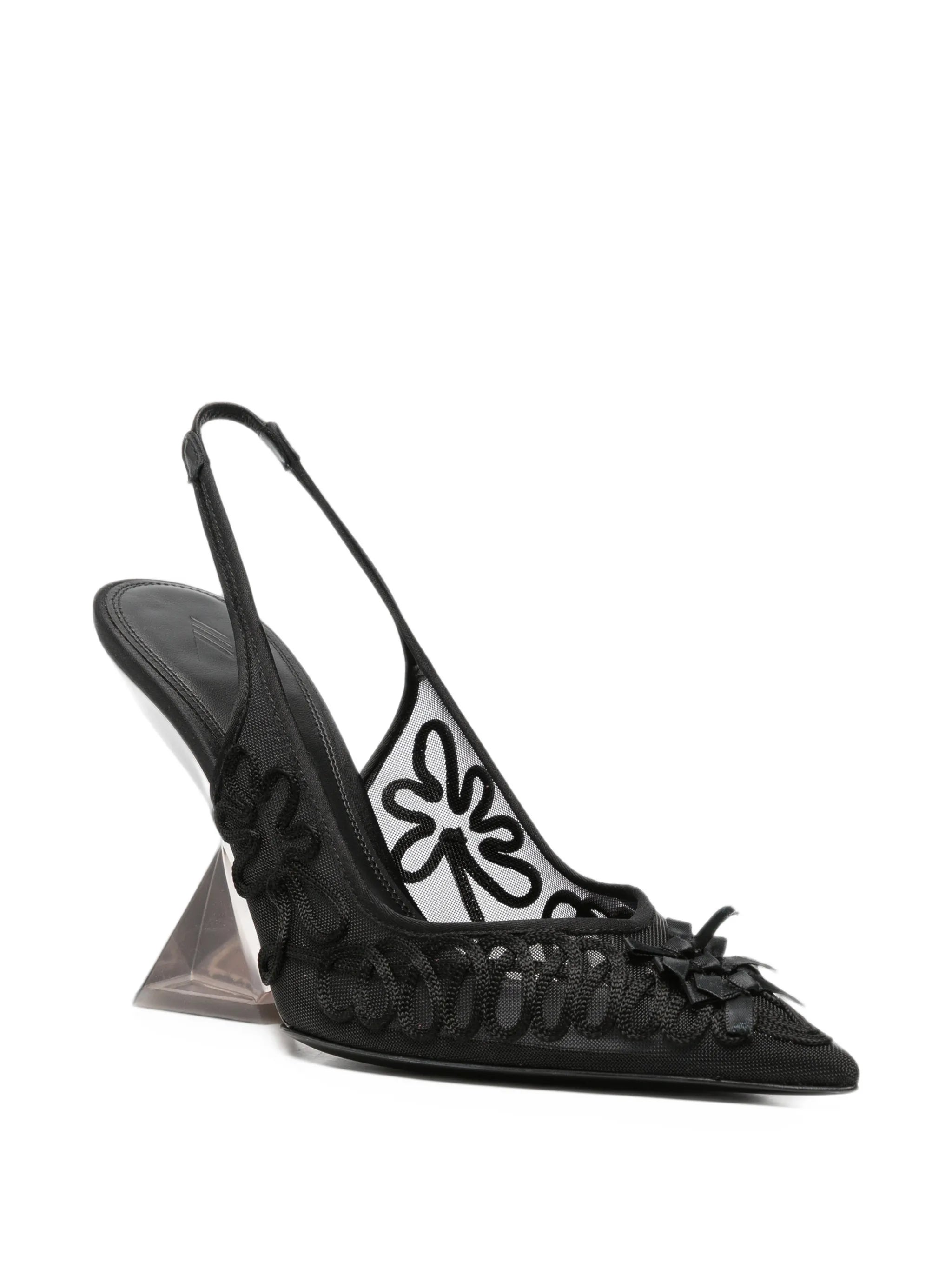 Cheope embroidered mesh pumps