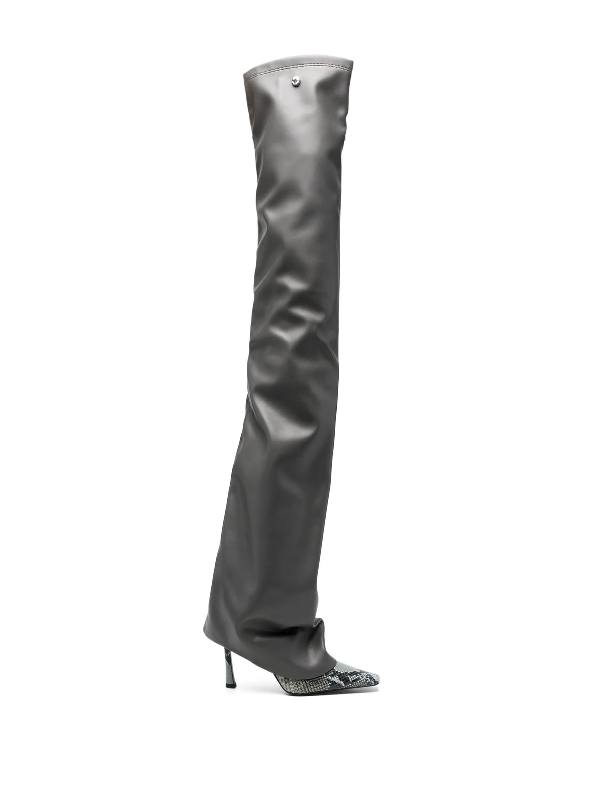 Robin snakeskin-effect boots