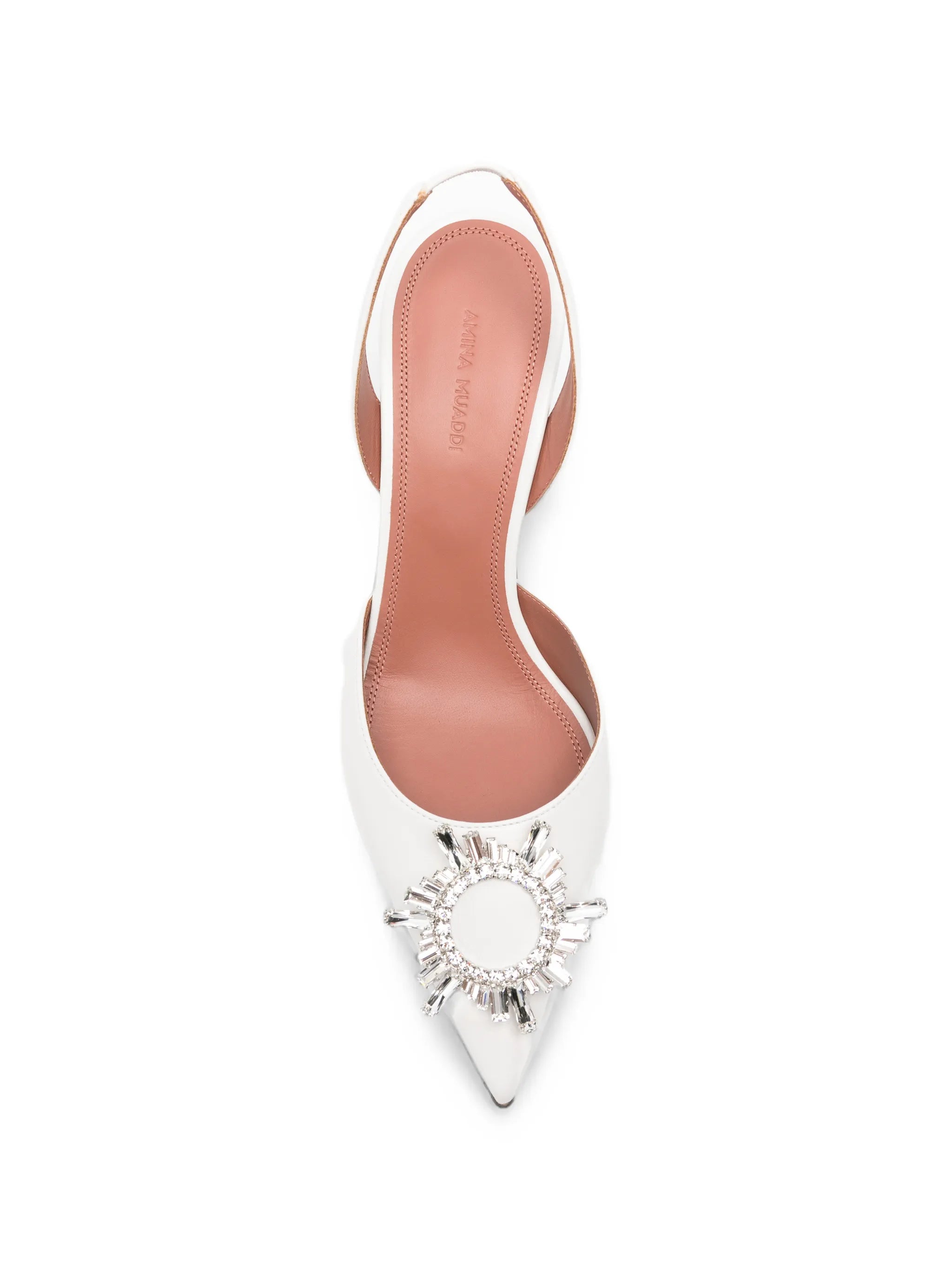 Begum crystal-embellished slingback pumps