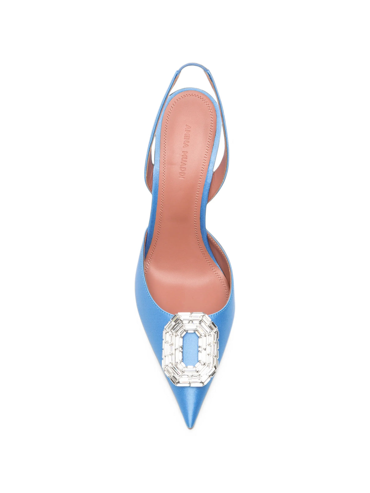 Camelia crystal-embellished slingback pumps