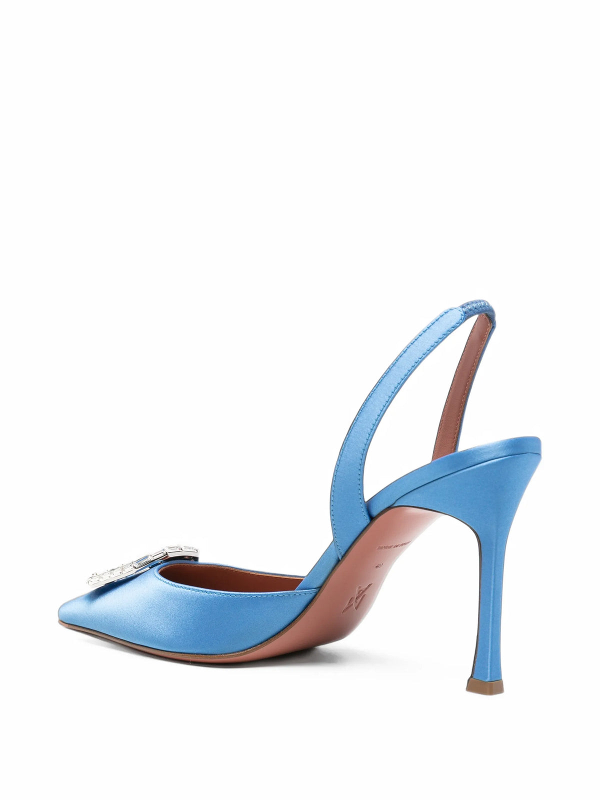 Camelia crystal-embellished slingback pumps