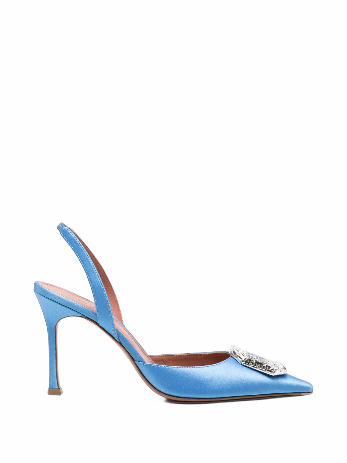 Camelia crystal-embellished slingback pumps