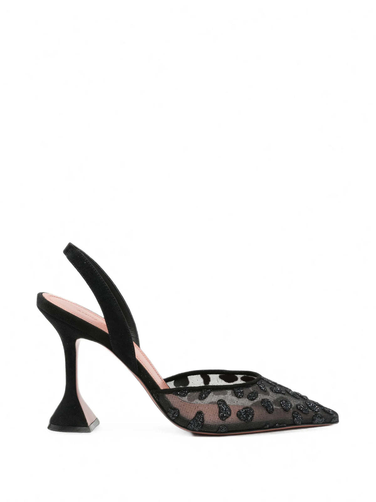Holli leopard-print mesh pumps