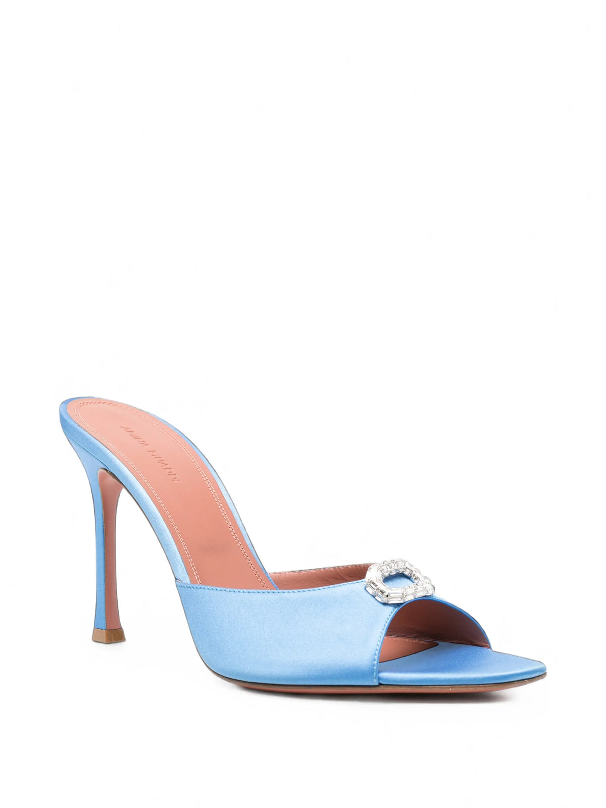 Mini Camelia crystal-embellished mules