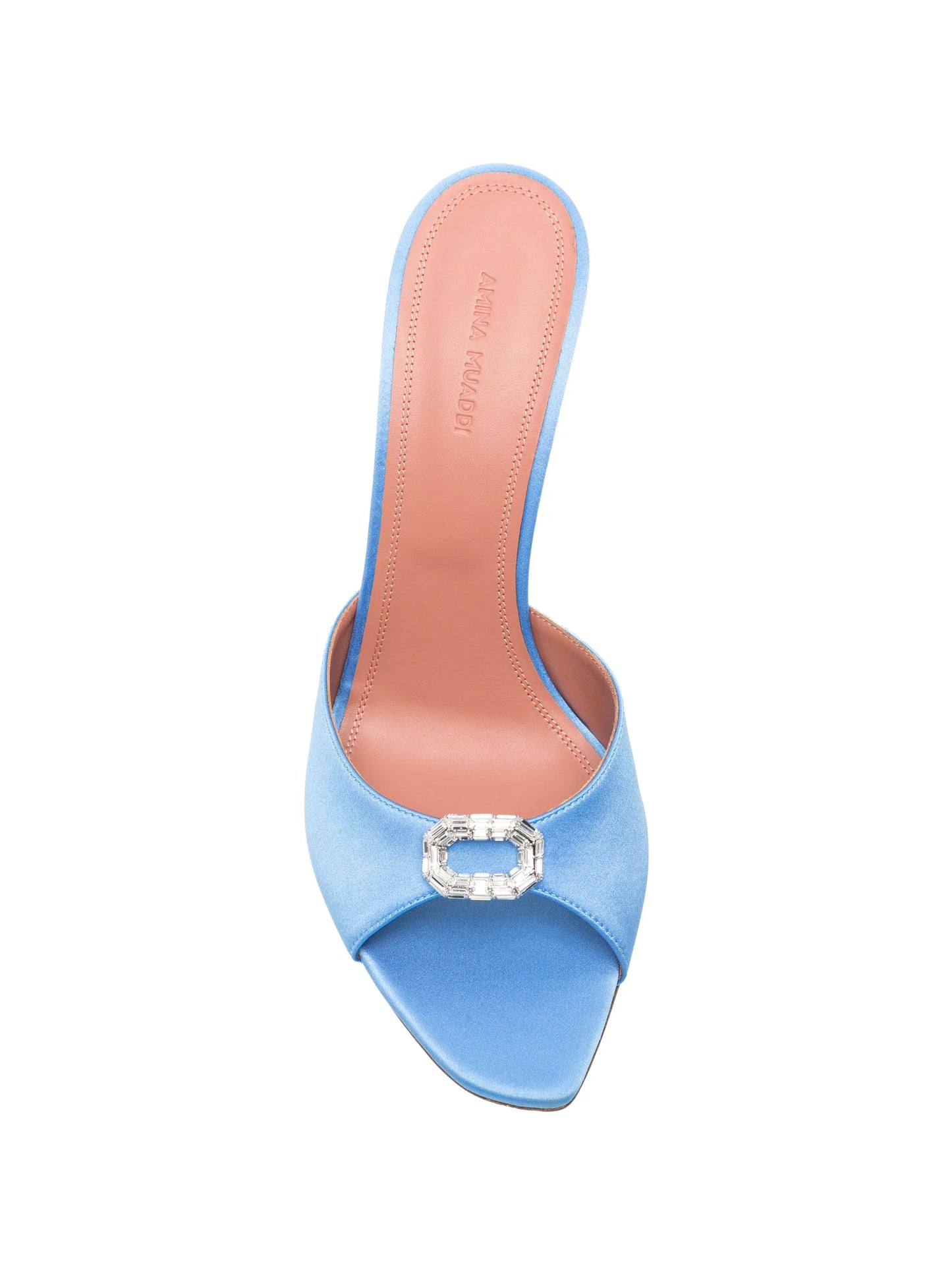 Mini Camelia crystal-embellished mules