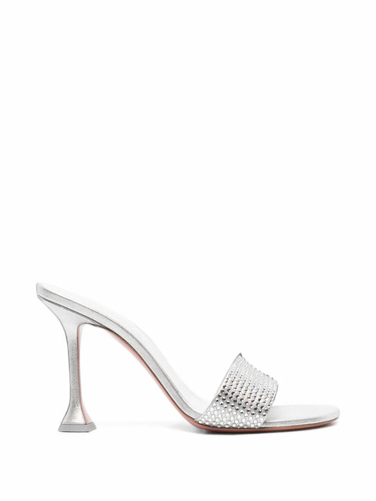 Andreea crystal-embellished mules