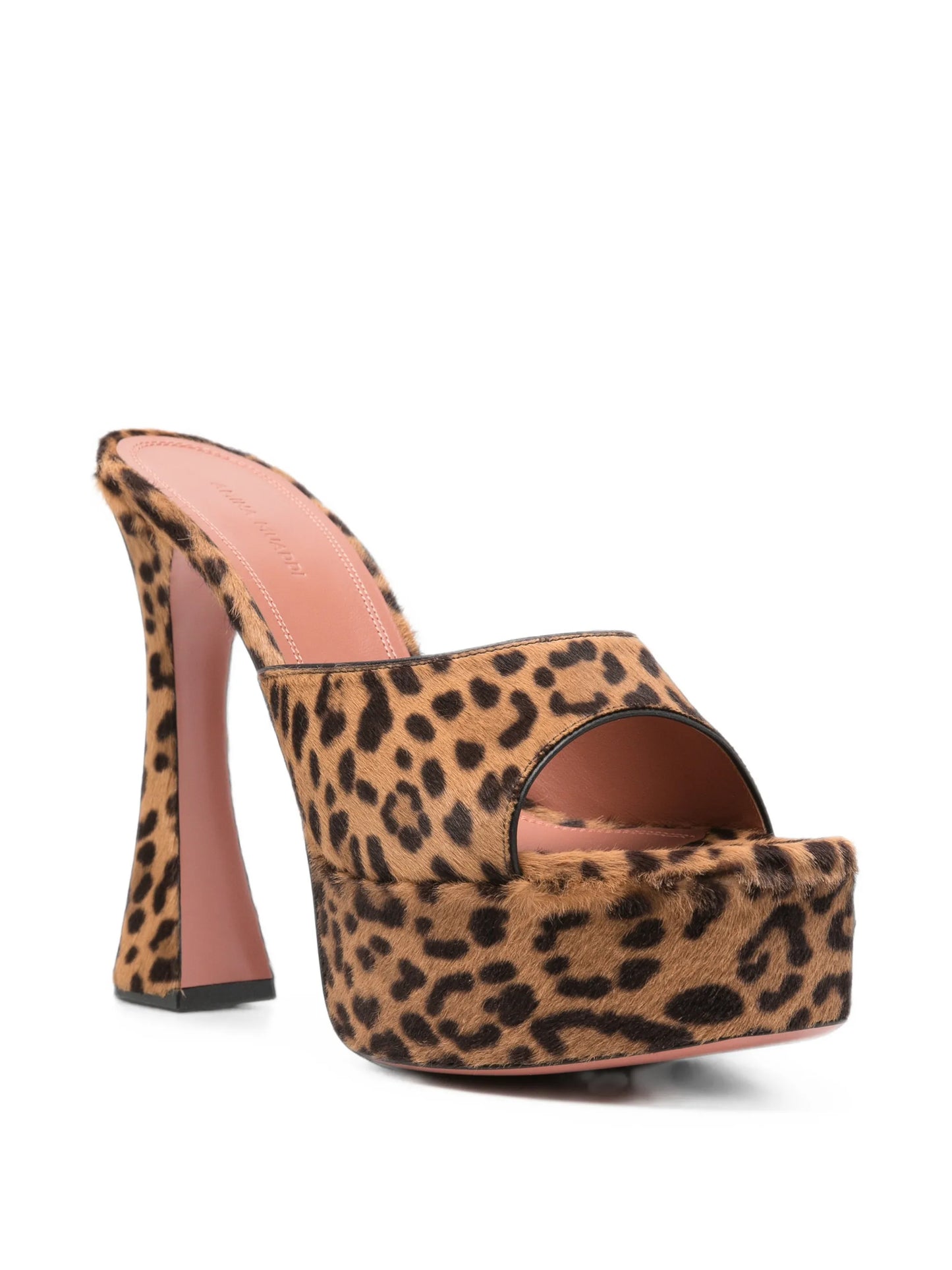 Dalida leopard-print platform mules