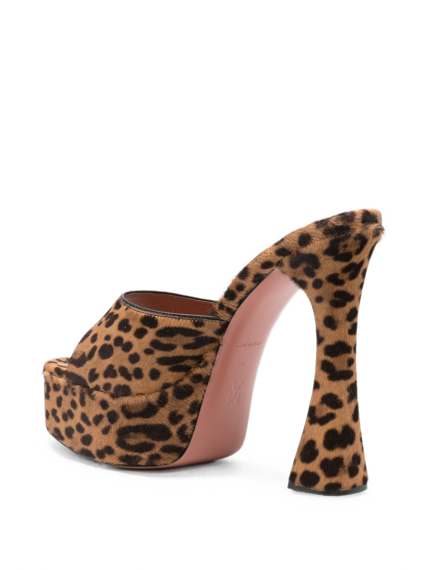 Dalida leopard-print platform mules