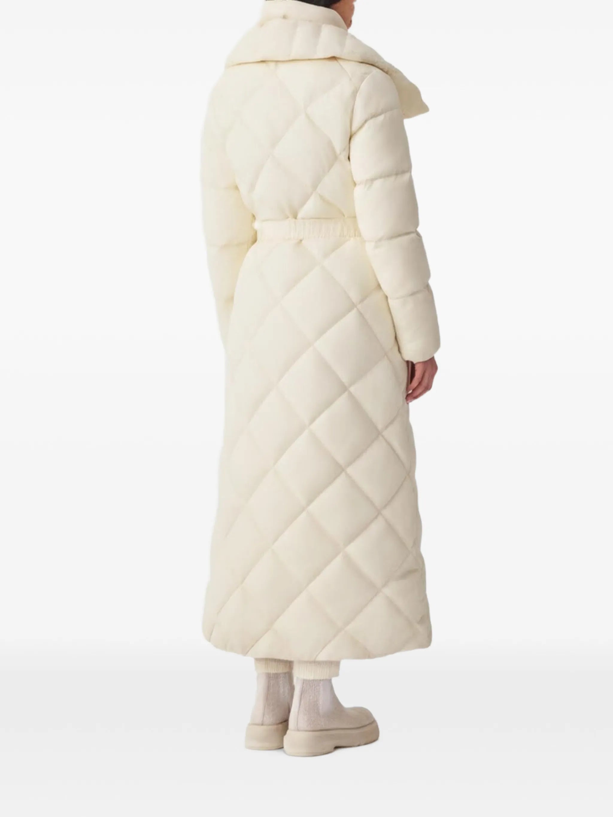 Laurella quilted belted coat