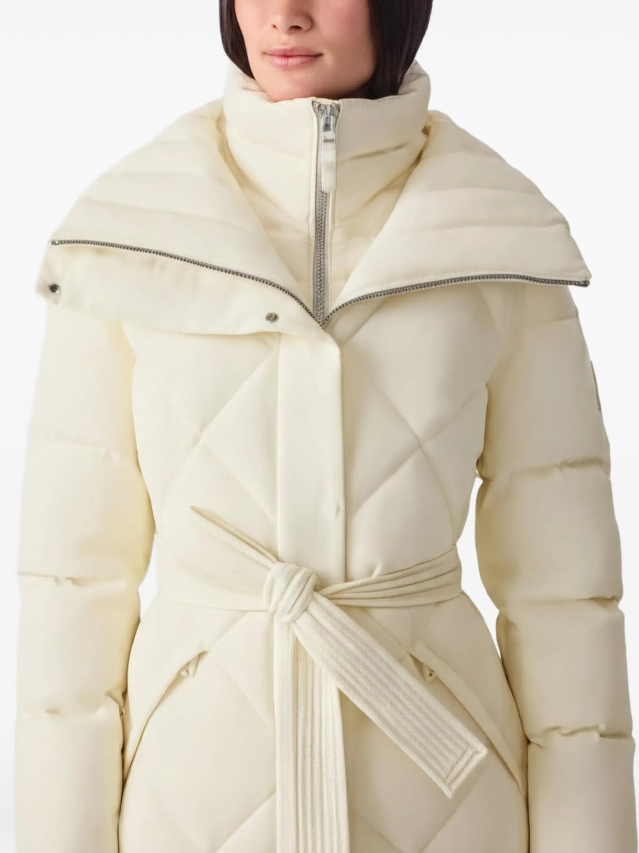 Laurella quilted belted coat