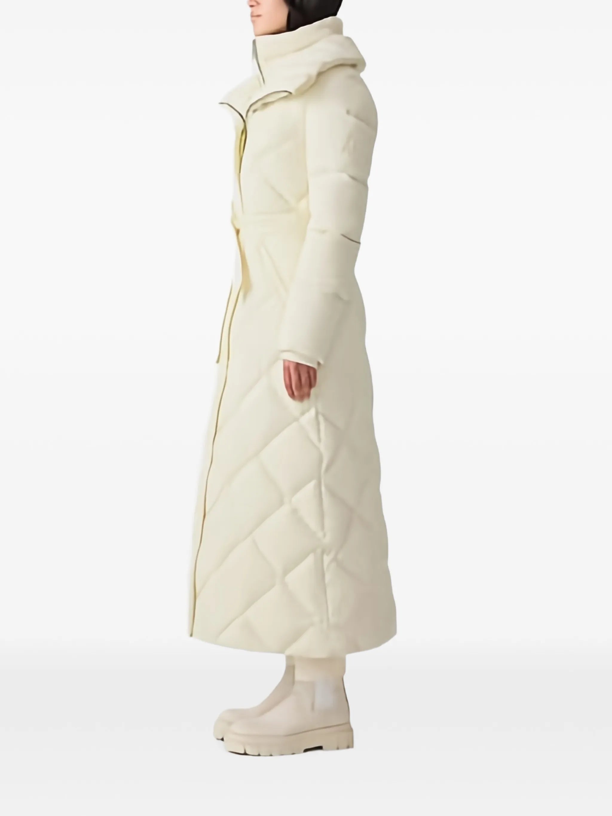 Laurella quilted belted coat