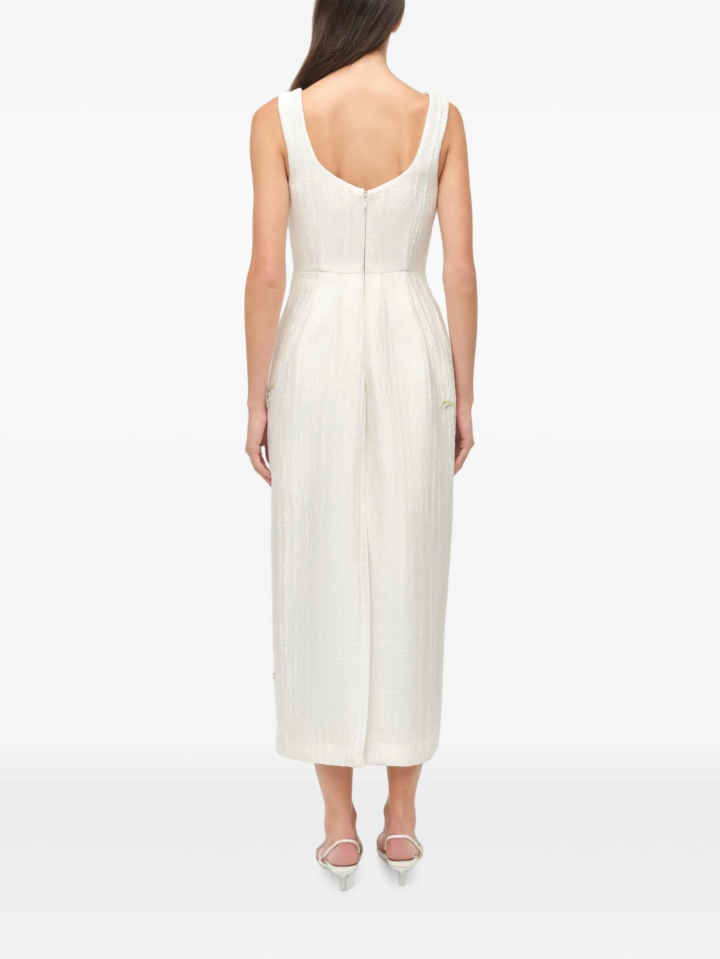 Lilibeth floral jacquard midi dress