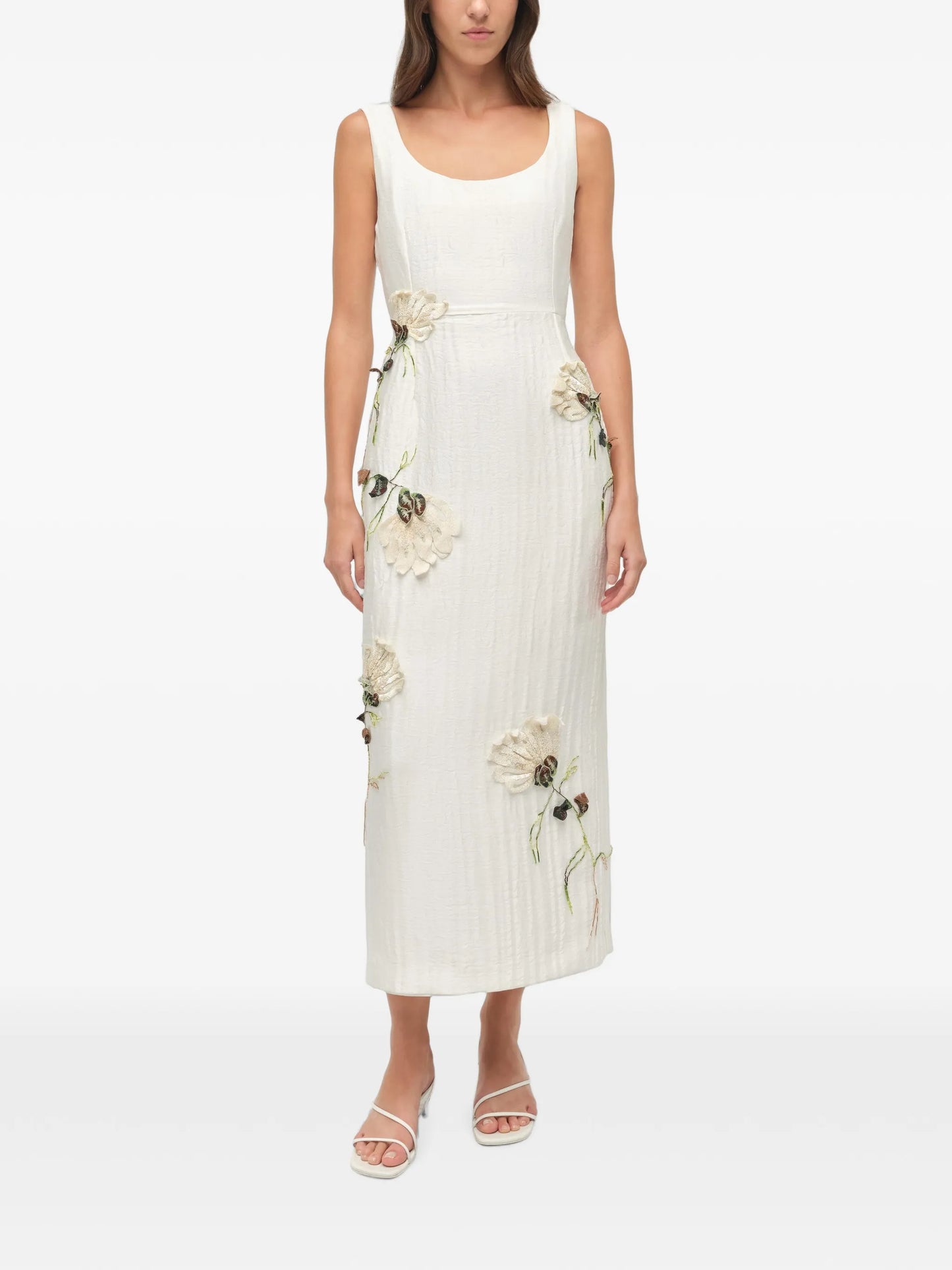 Lilibeth floral jacquard midi dress