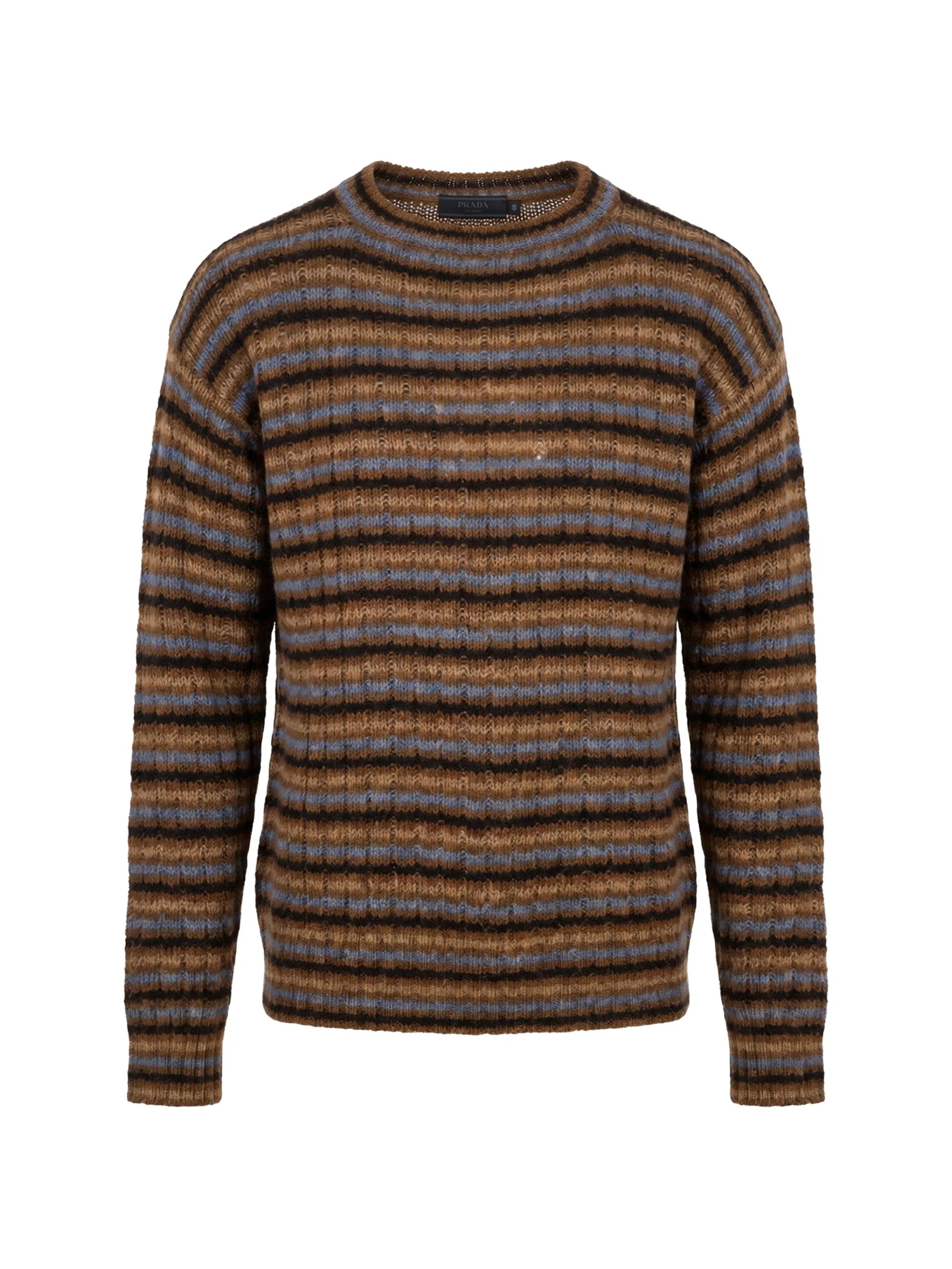 Shetland wool boat-neck sweater