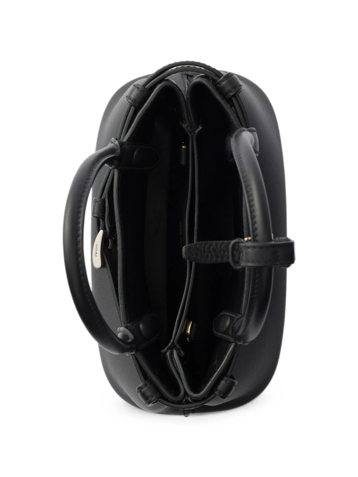 small buckle-detail leather shoulder bag