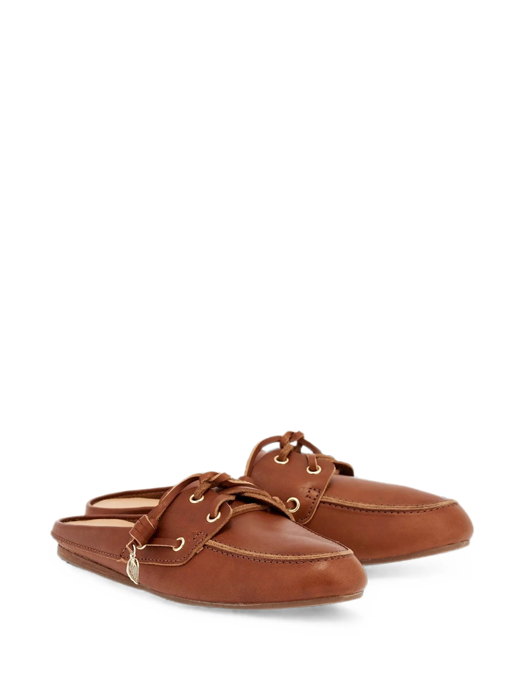 Naveta lace-up ballet flats