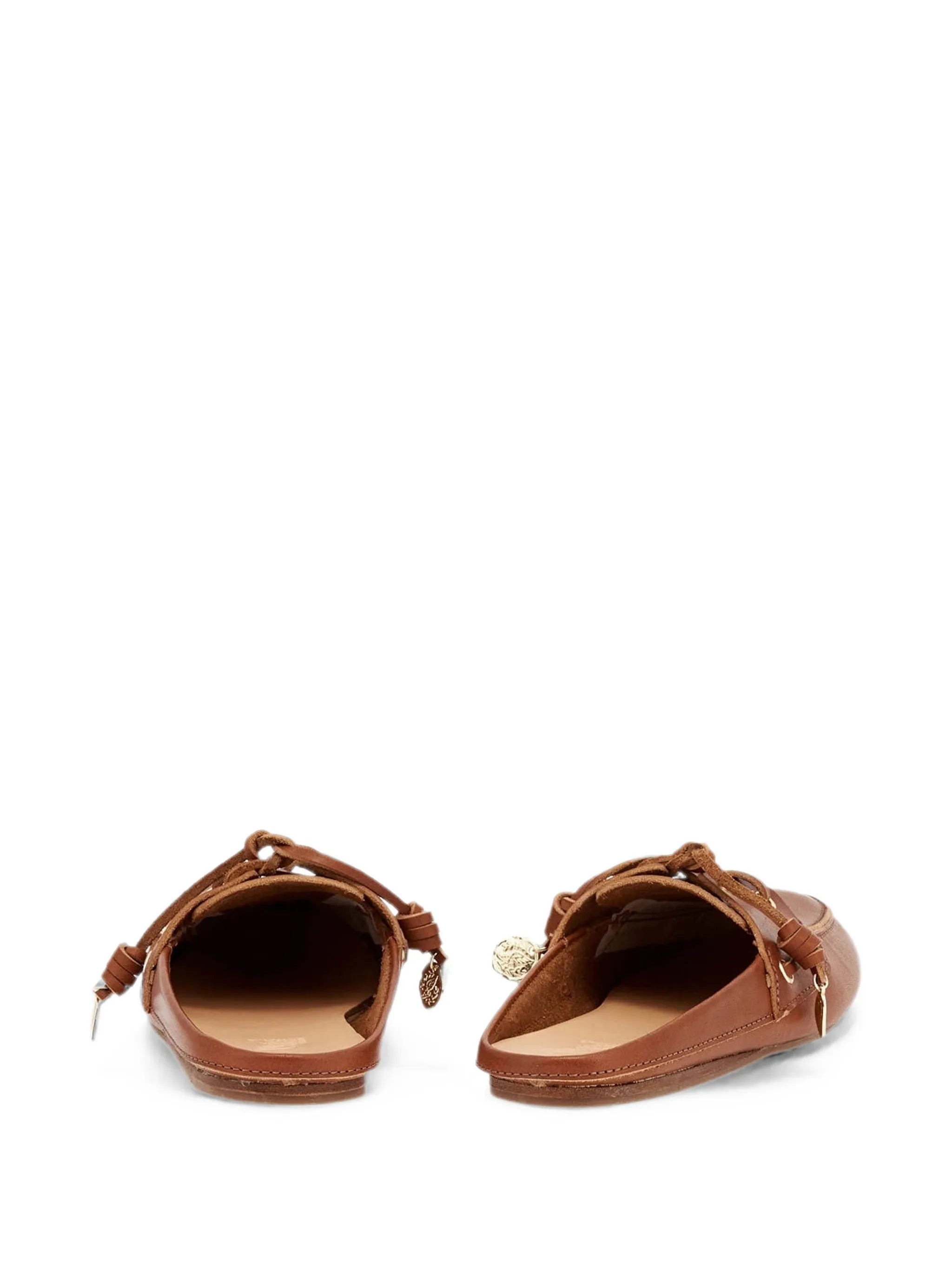 Naveta lace-up ballet flats