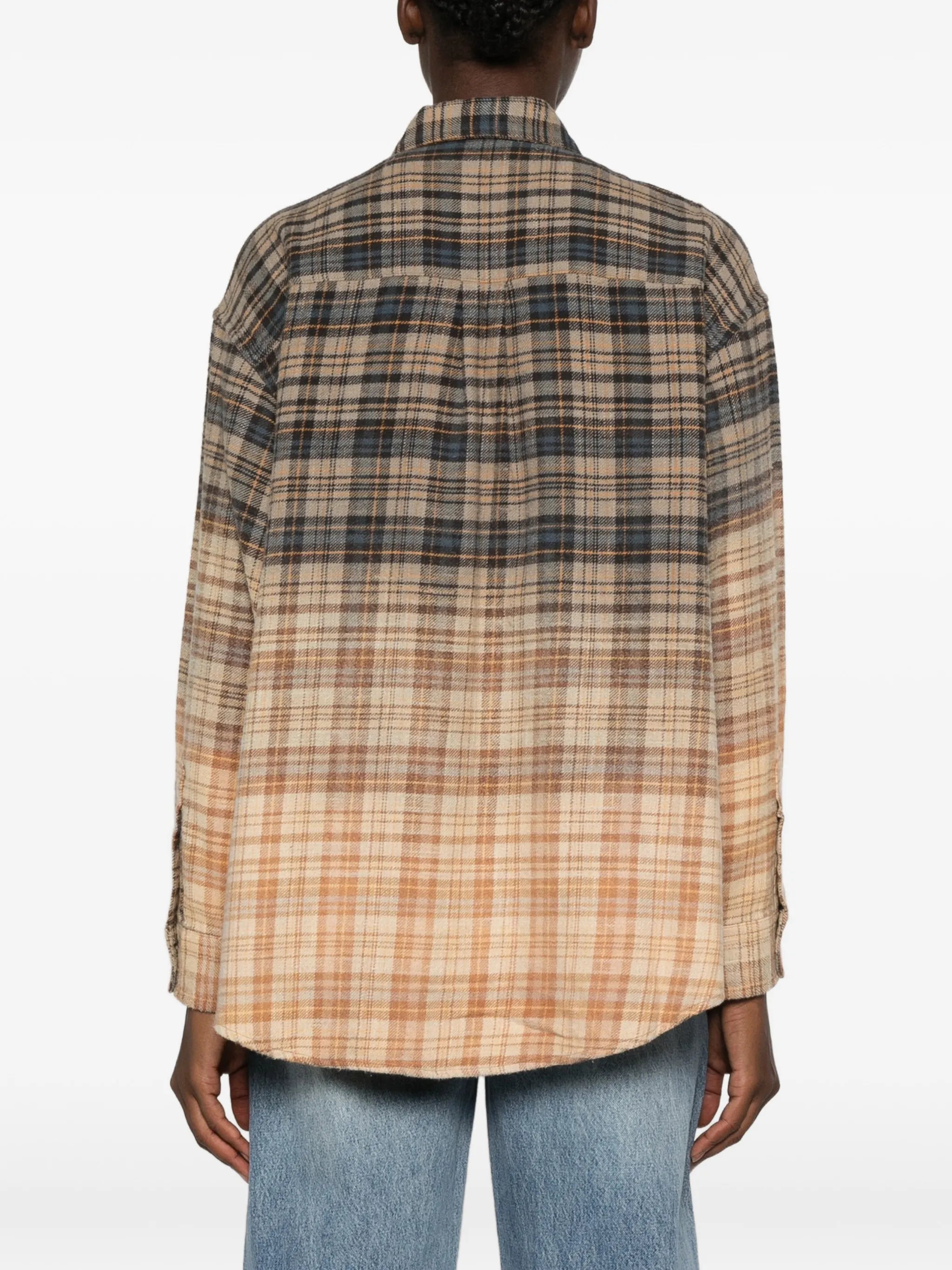 check-pattern shirt