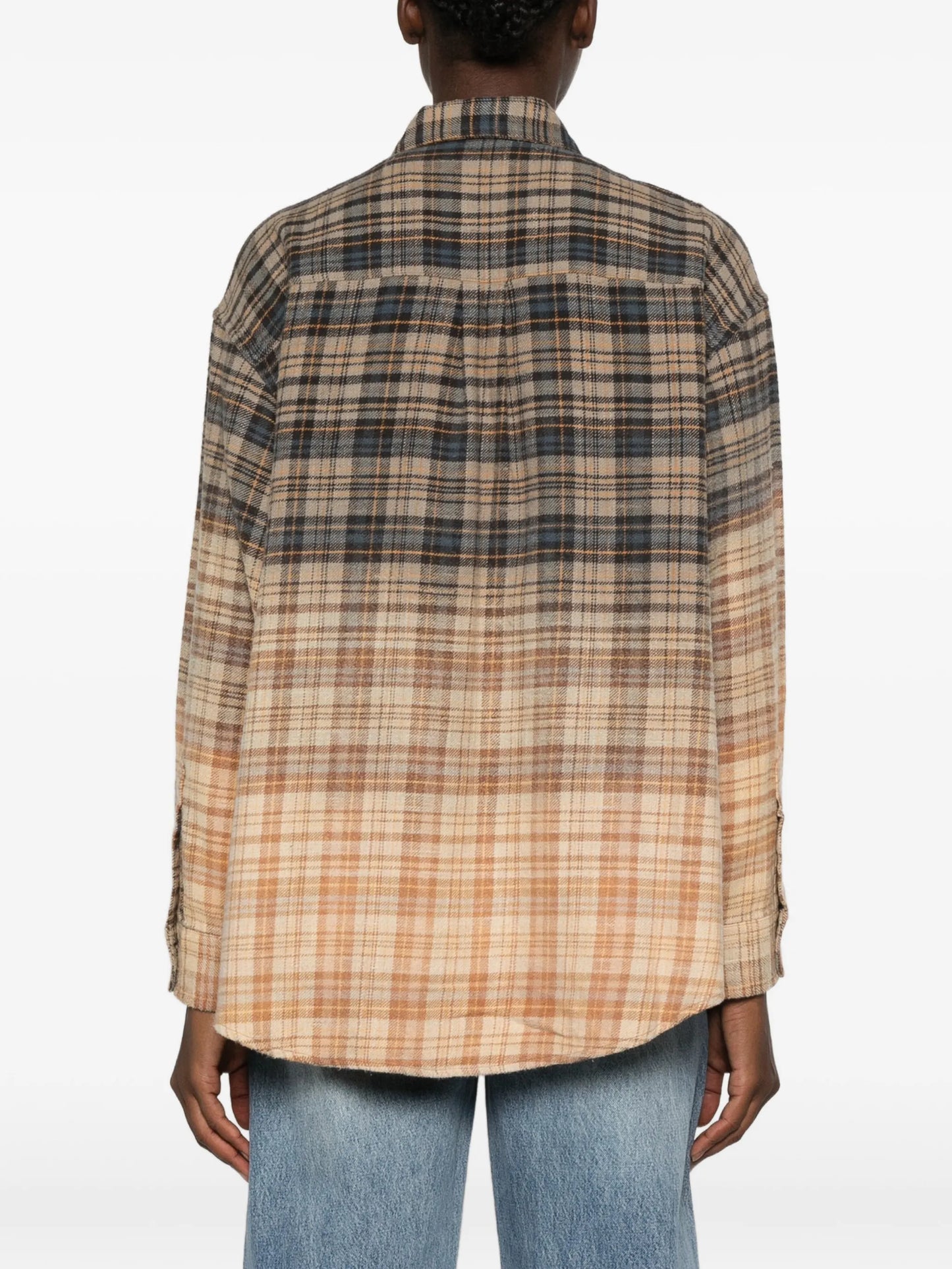 check-pattern shirt