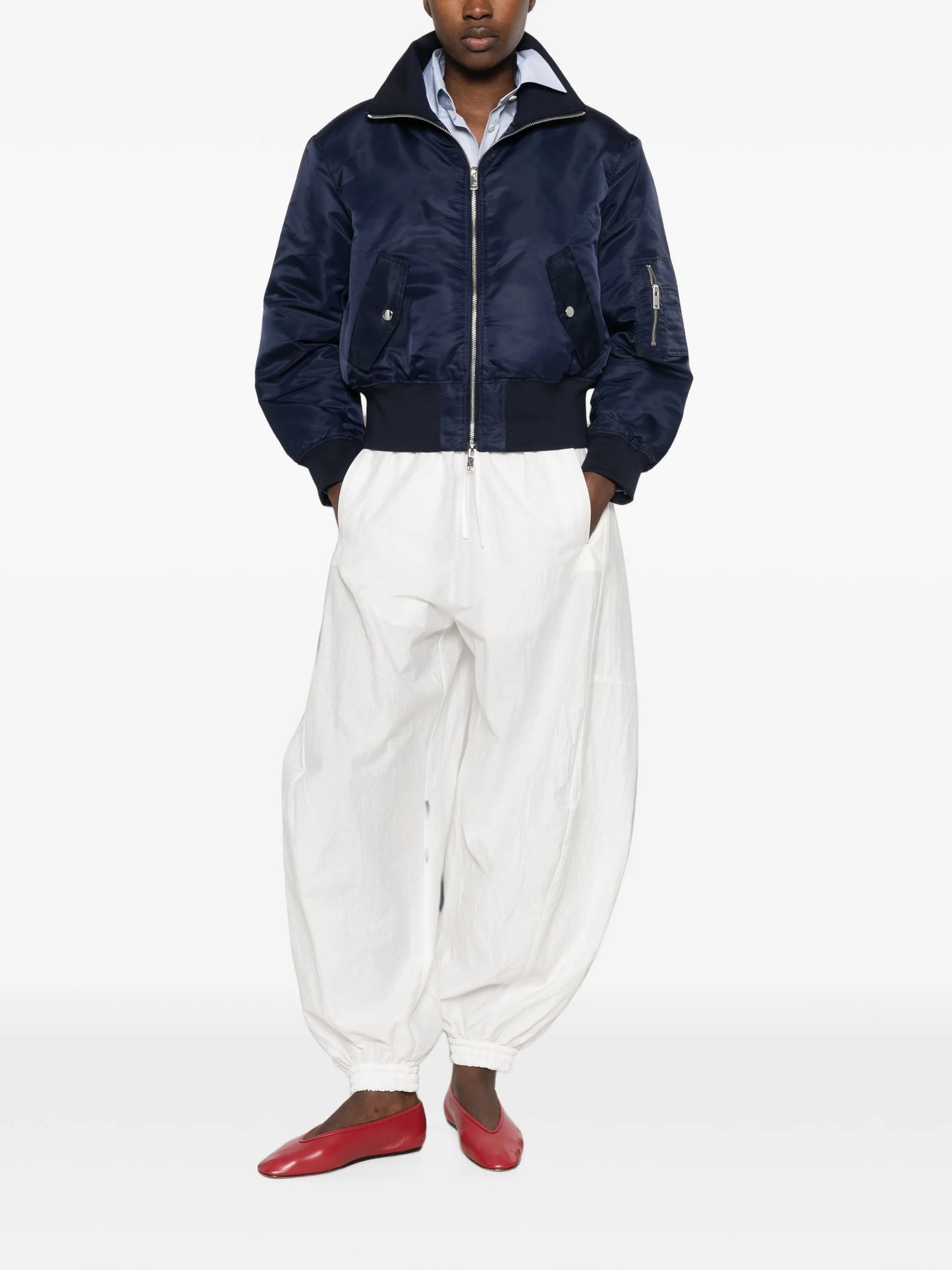 Storm zip-up bomber jacket