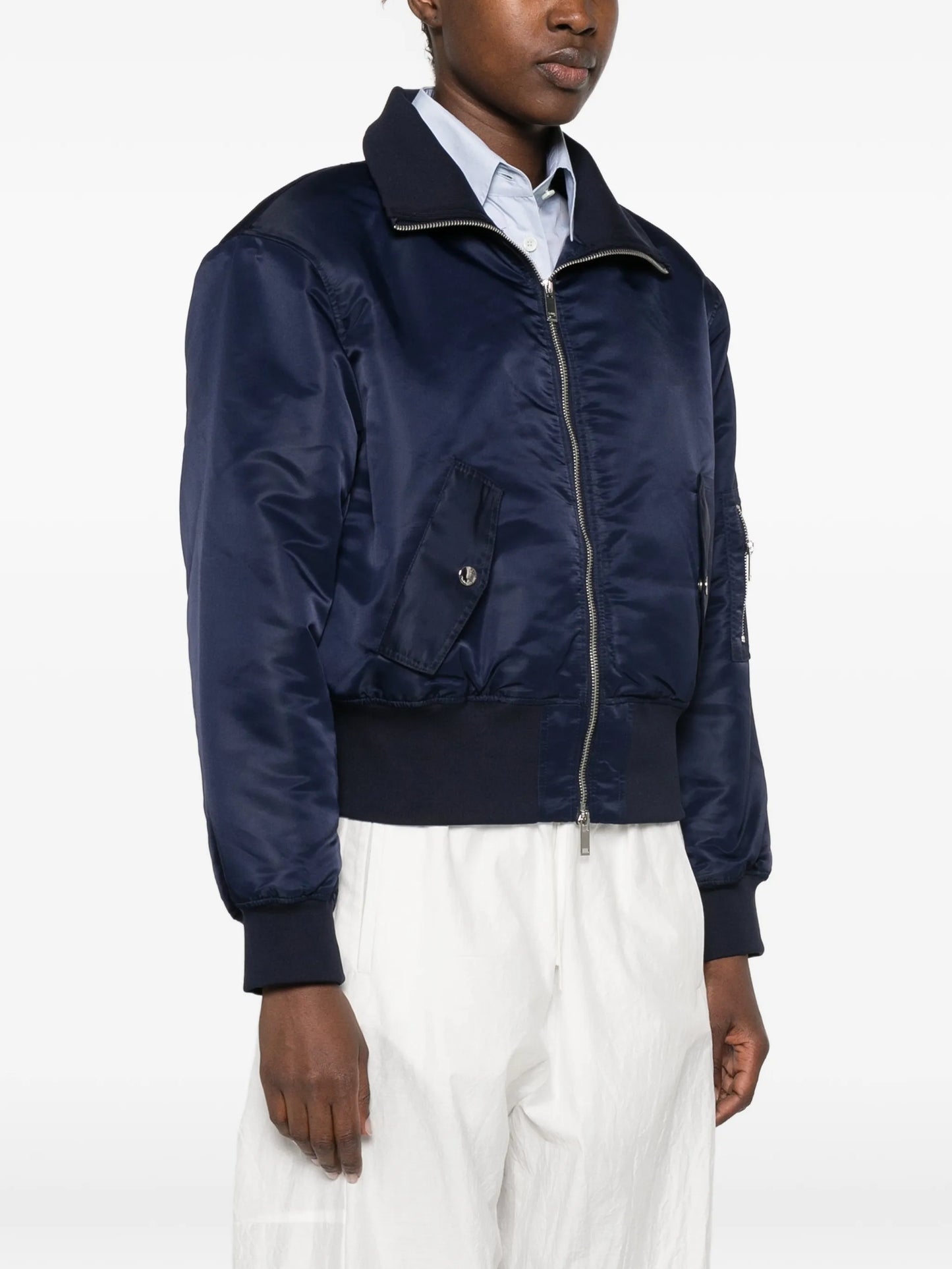 Storm zip-up bomber jacket