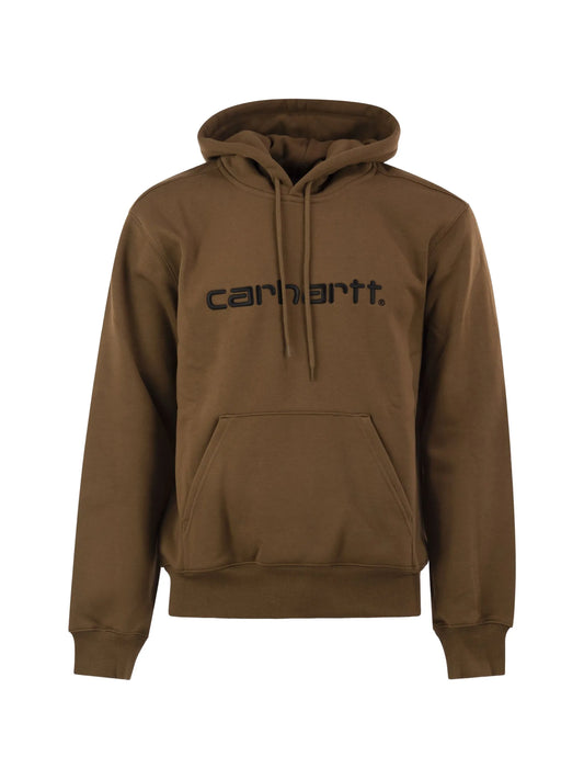 hooded Carhartt sweatshirt