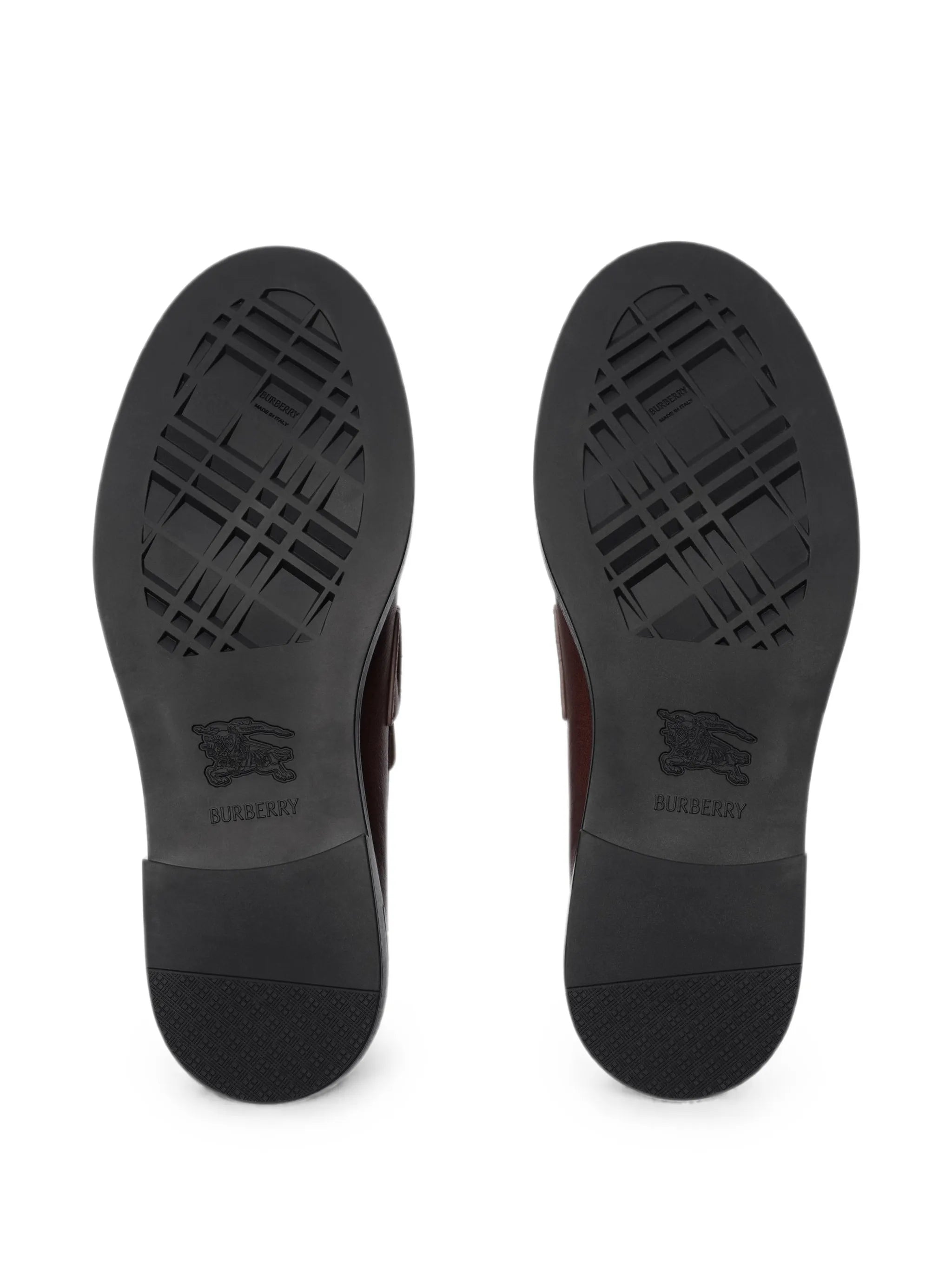 leather Pembroke loafers