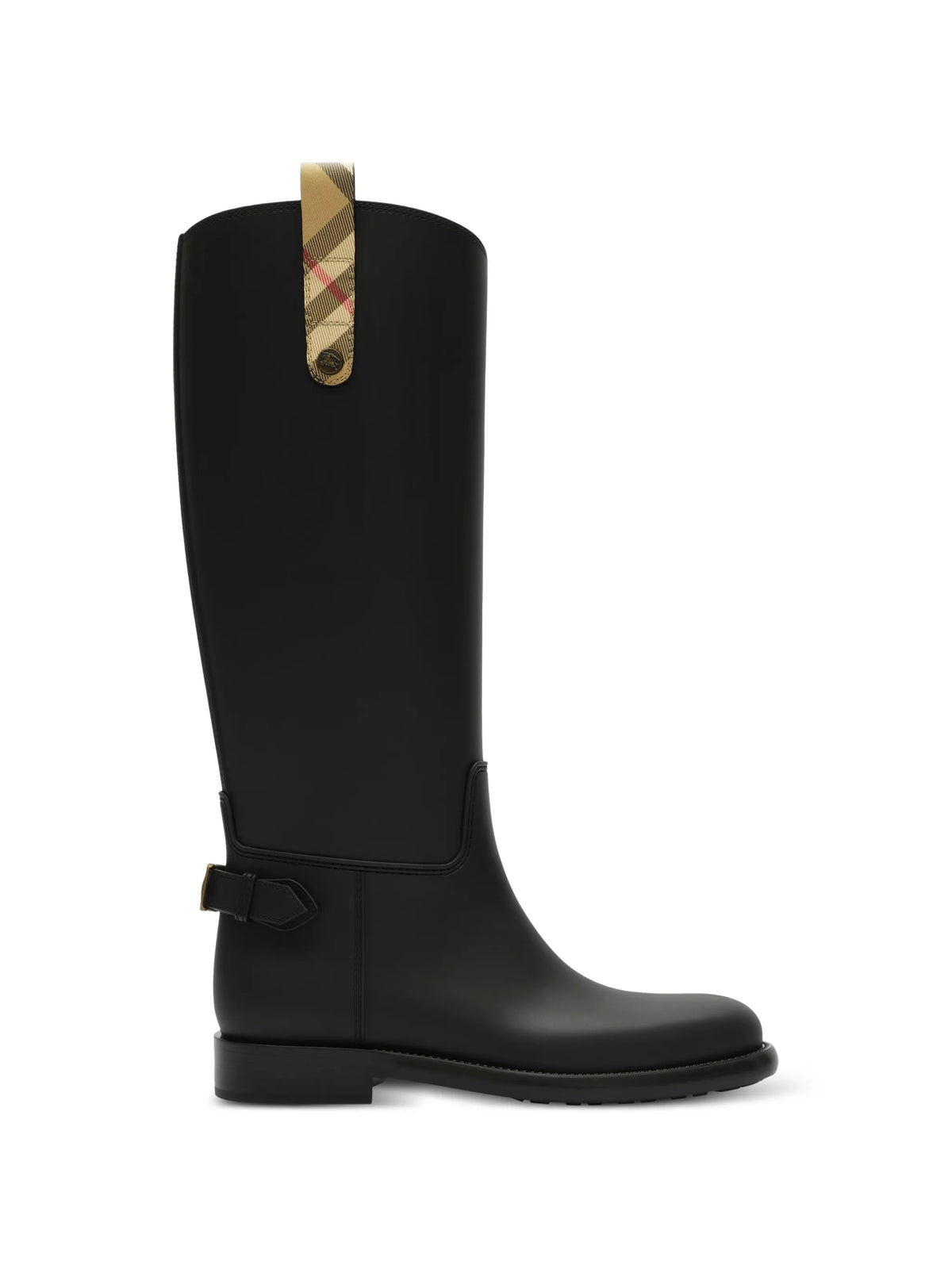 Cavalier Check-detail boots