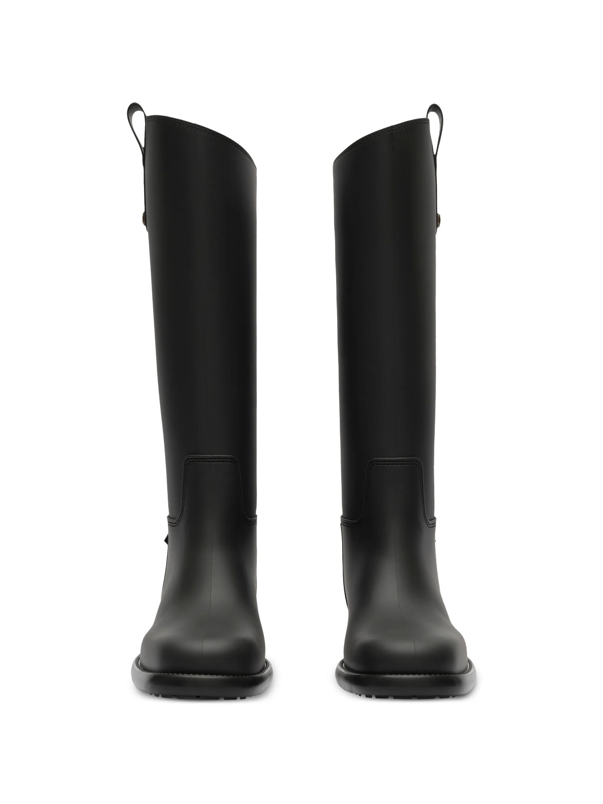Cavalier Check-detail boots