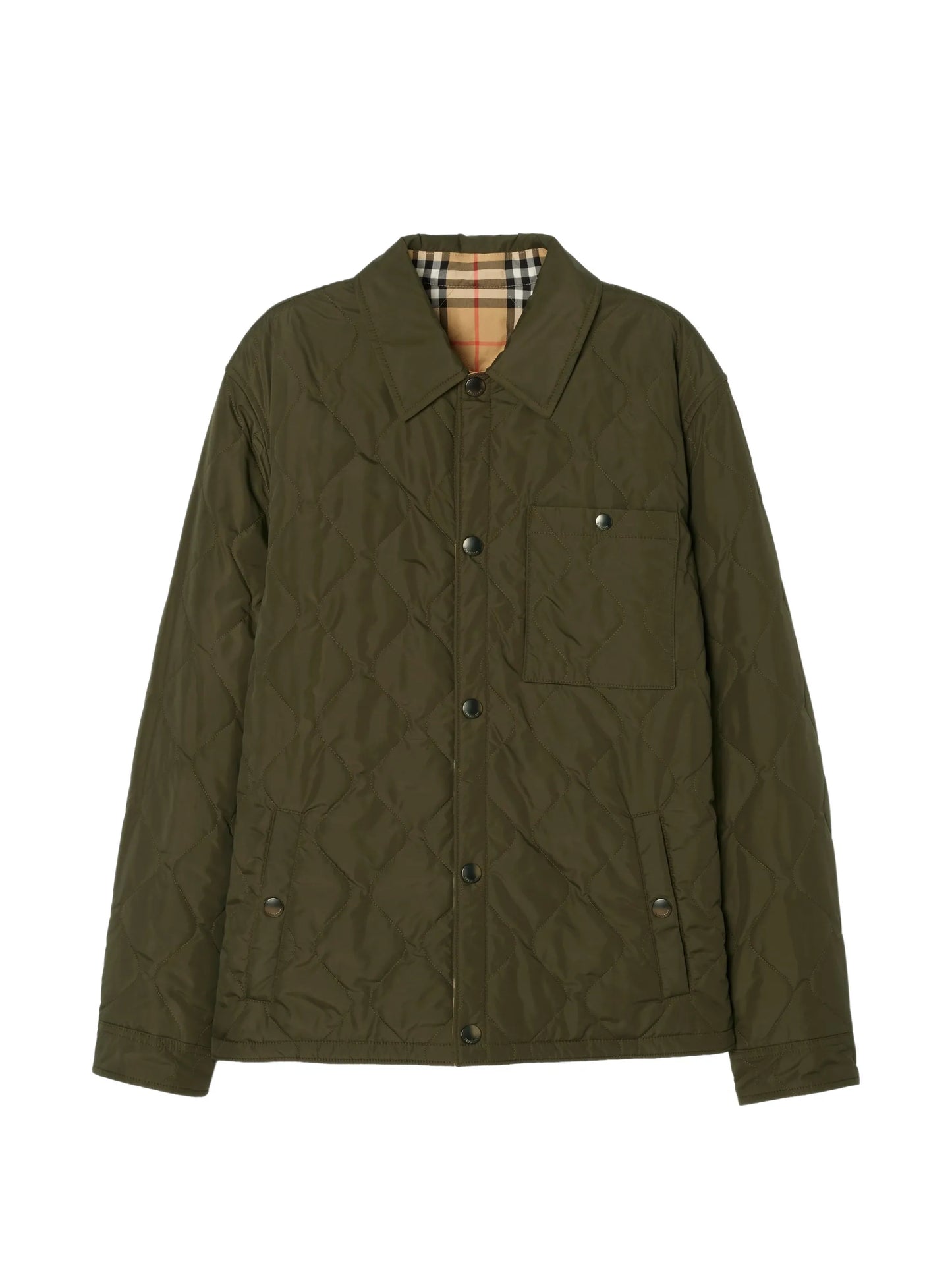 reversible quilted nylon Brighton overshirt