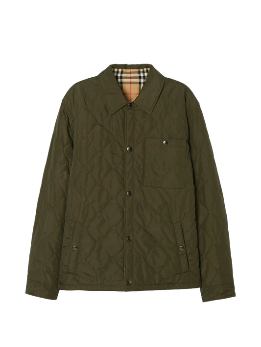 reversible quilted nylon Brighton overshirt