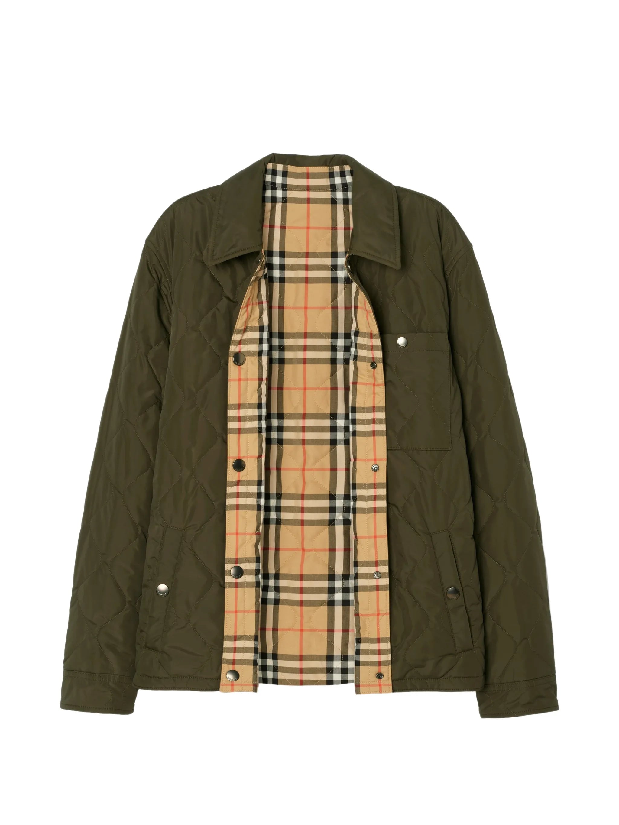 reversible quilted nylon Brighton overshirt