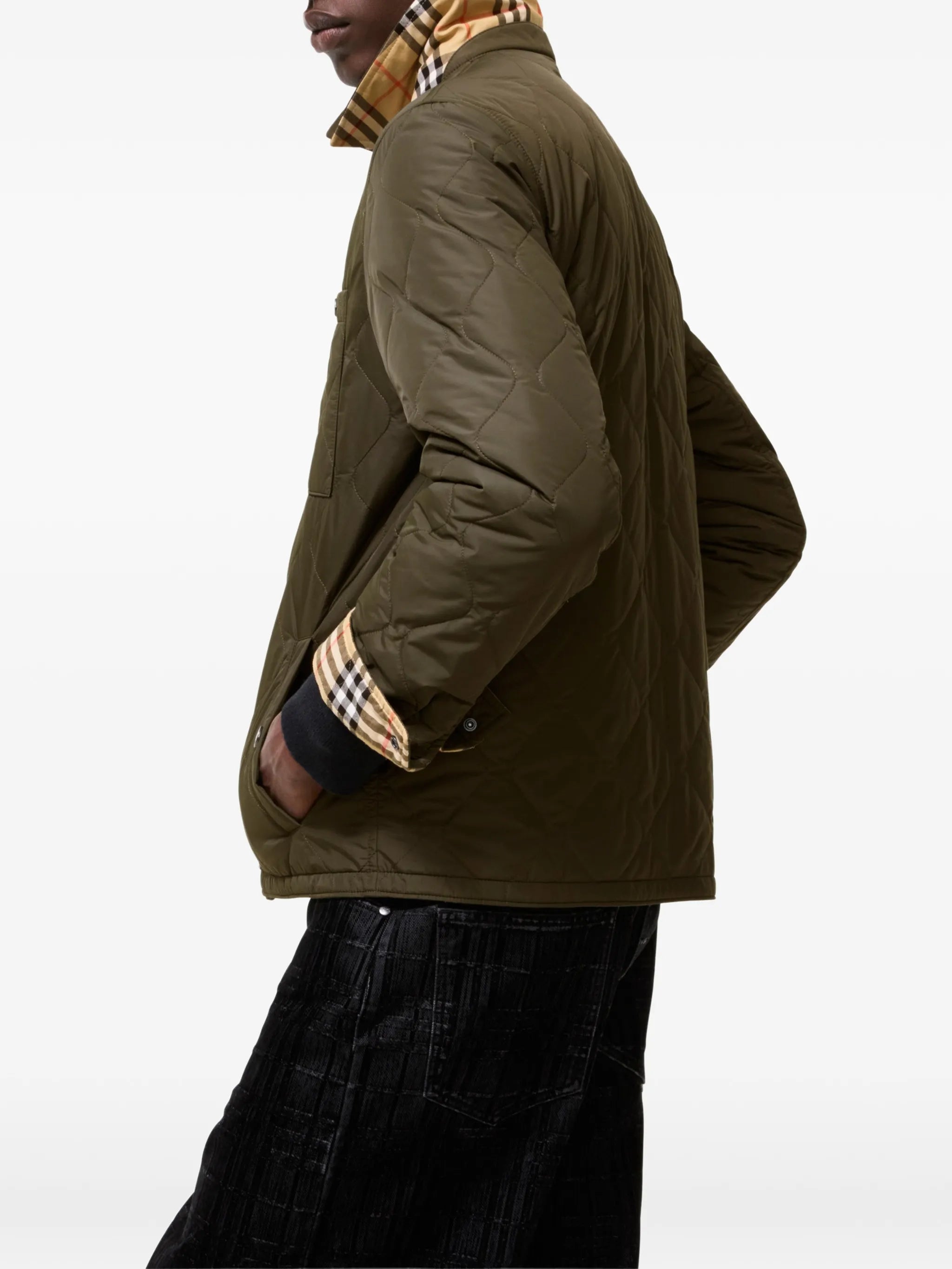 reversible quilted nylon Brighton overshirt