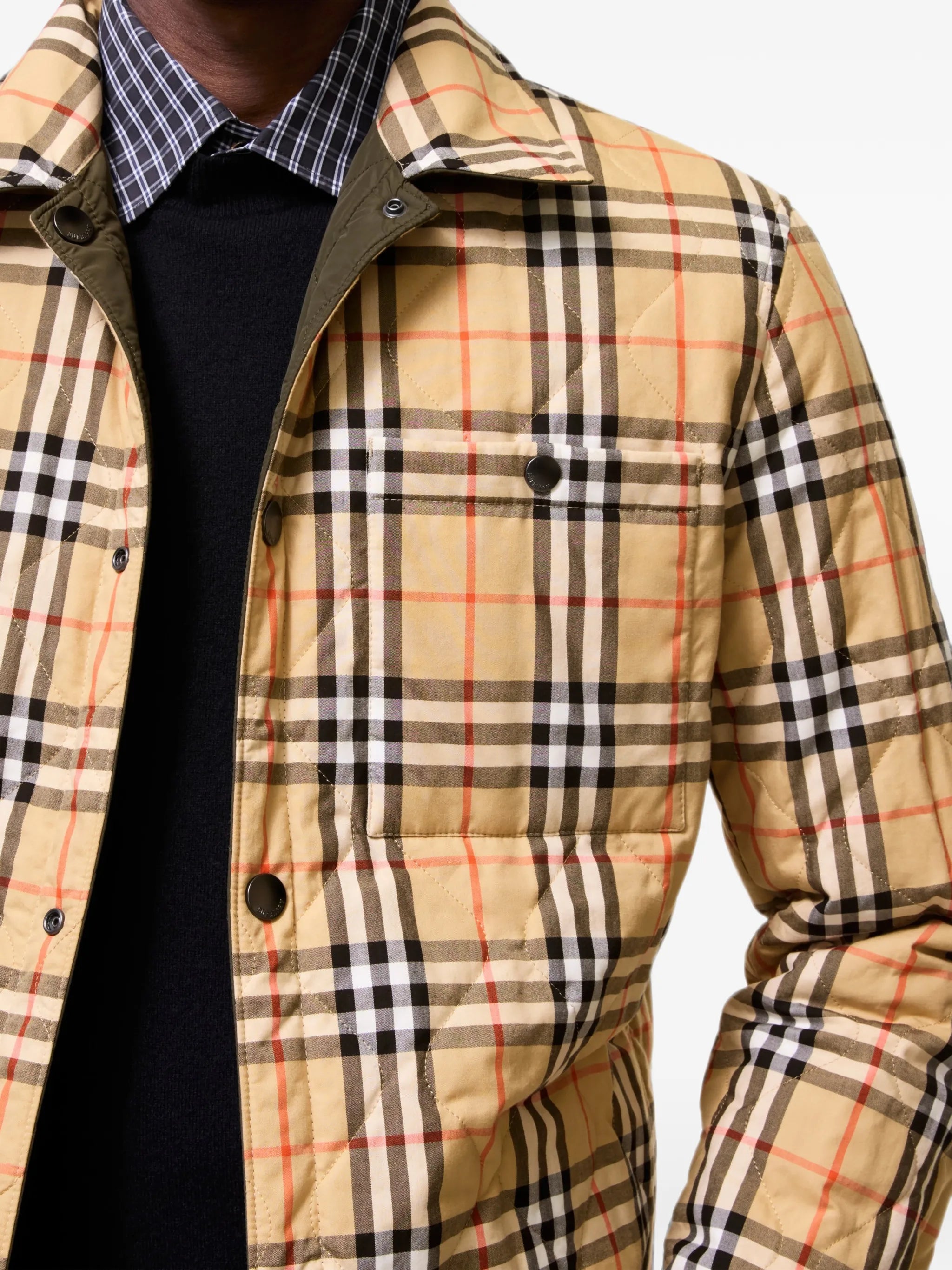 reversible quilted nylon Brighton overshirt