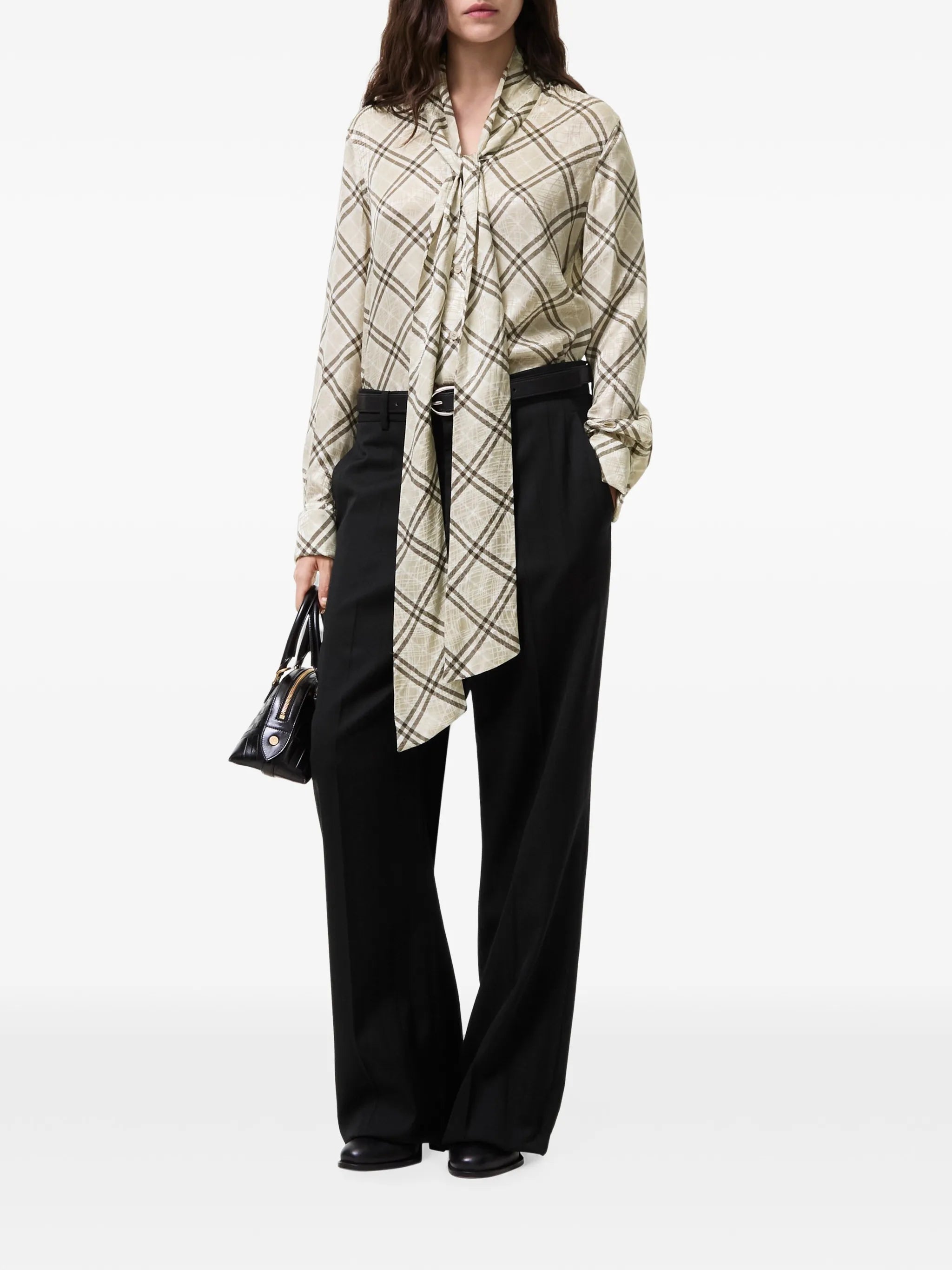 patterned blouse