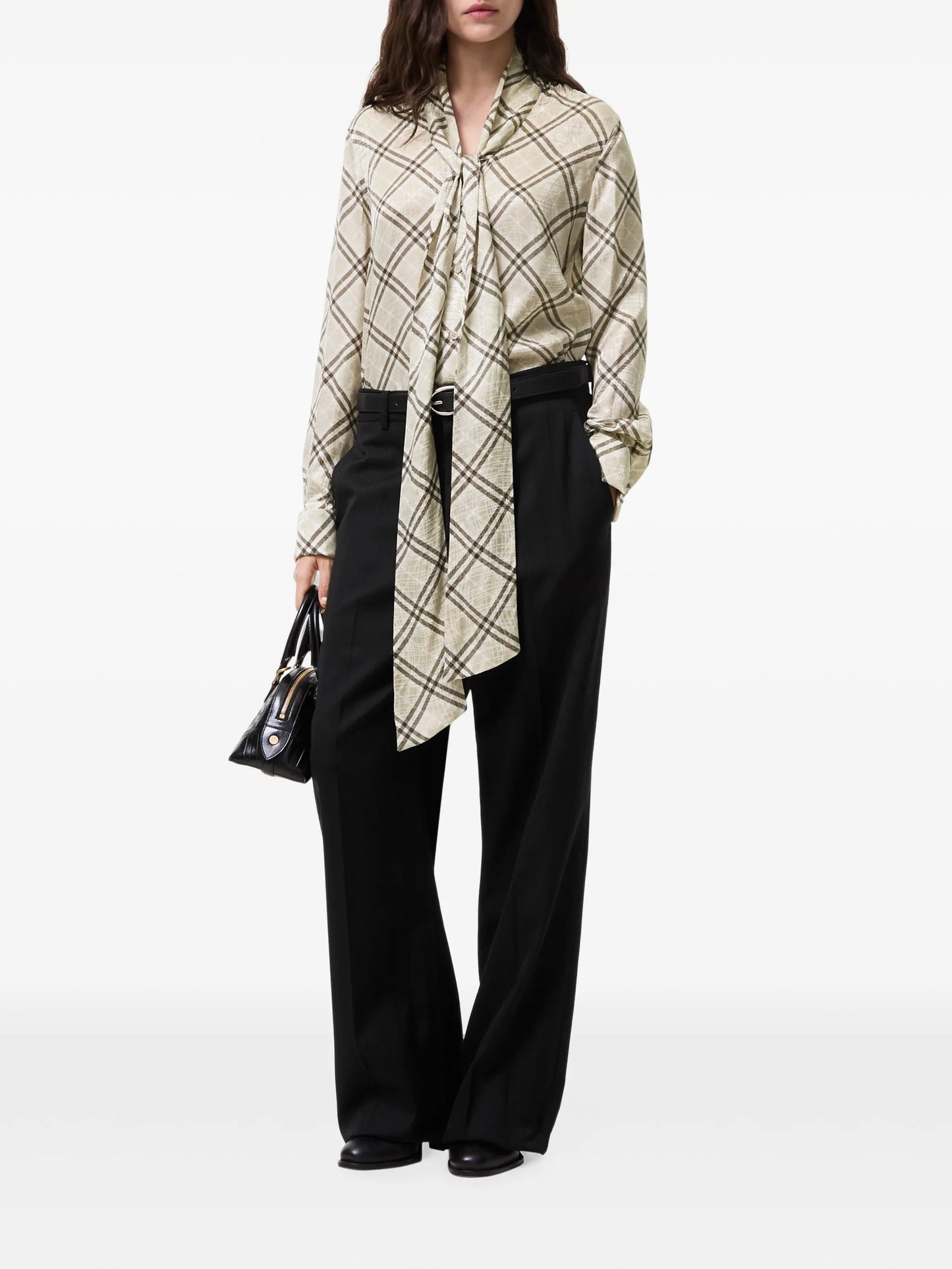 patterned blouse