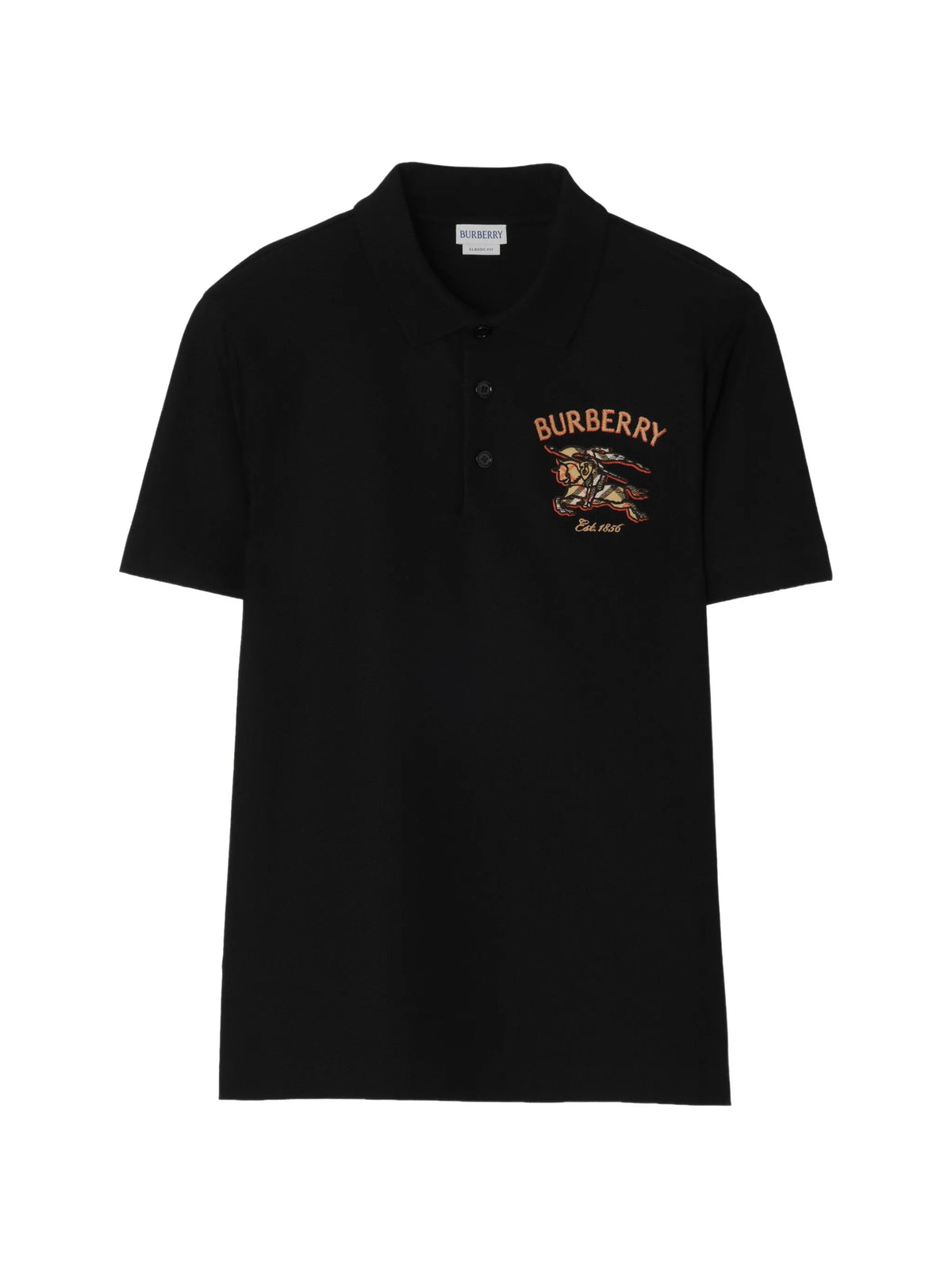 Knight Check cotton polo shirt