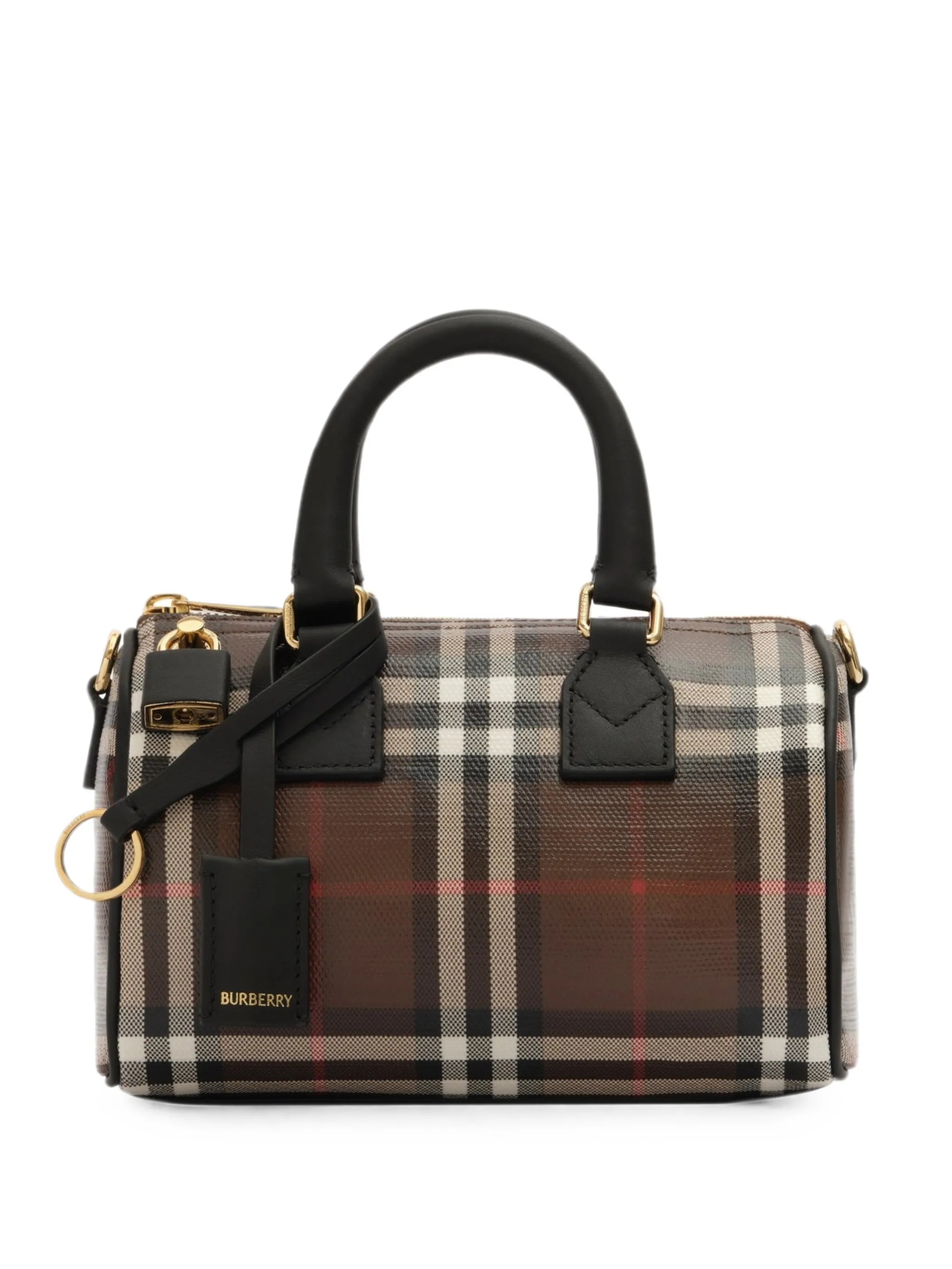 mini Check Bowling bag