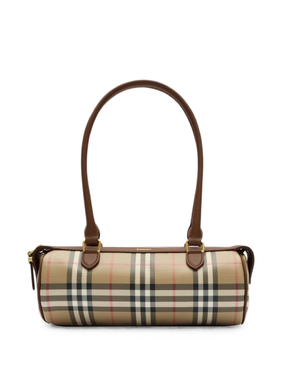 mini Check barrel bag