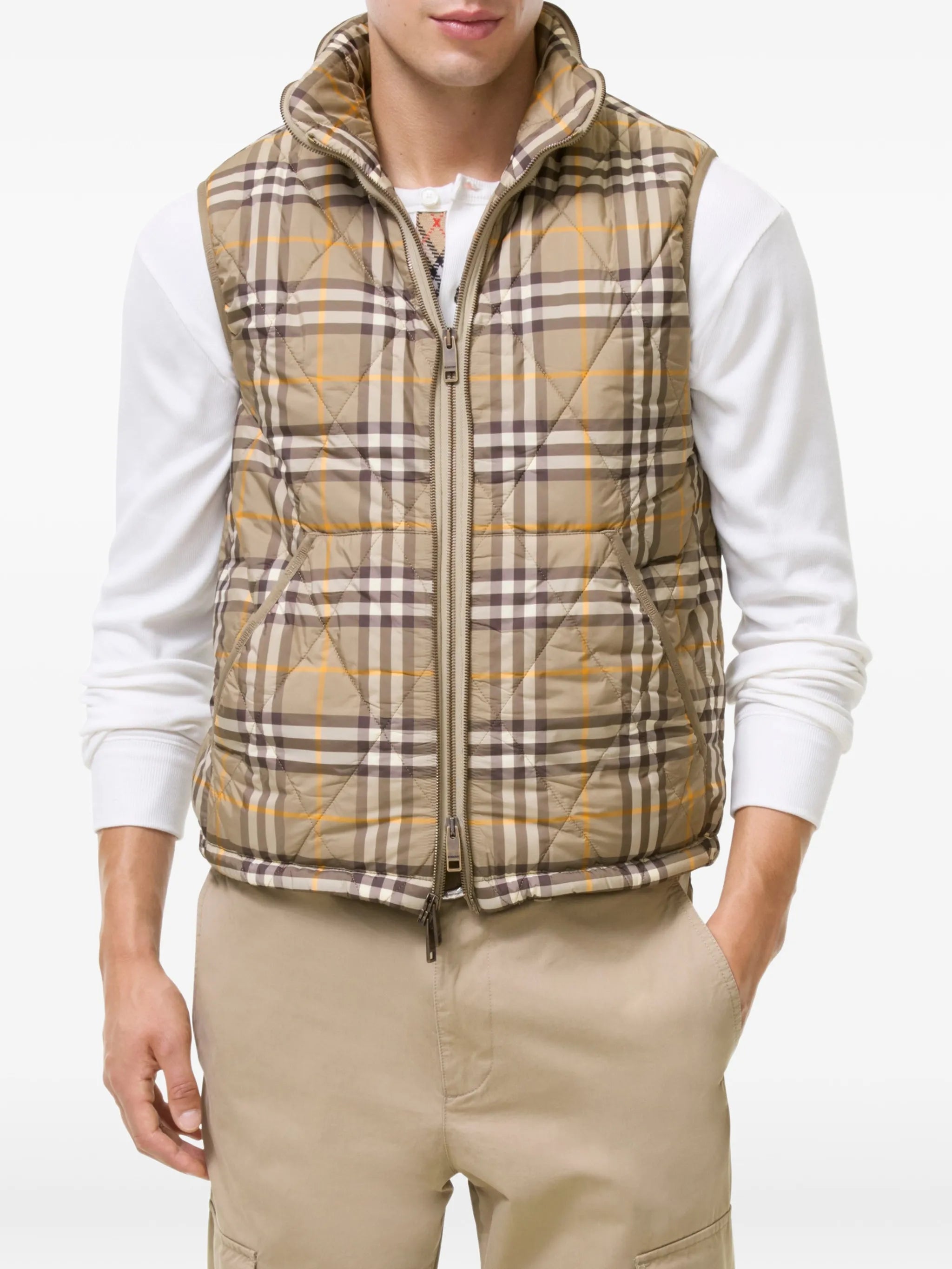 Cotton Twill Jacket with Warmer