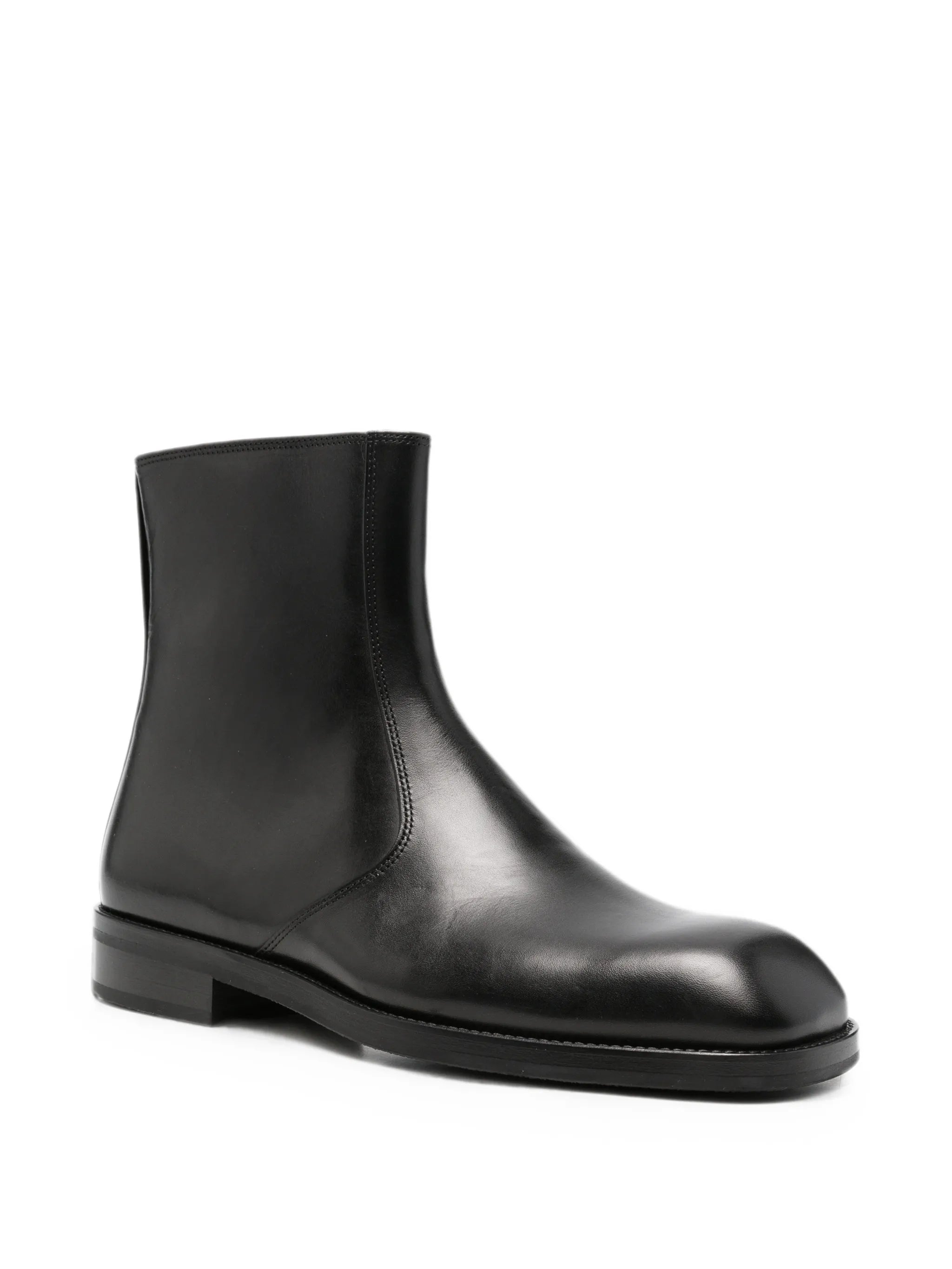 leather ankle boots